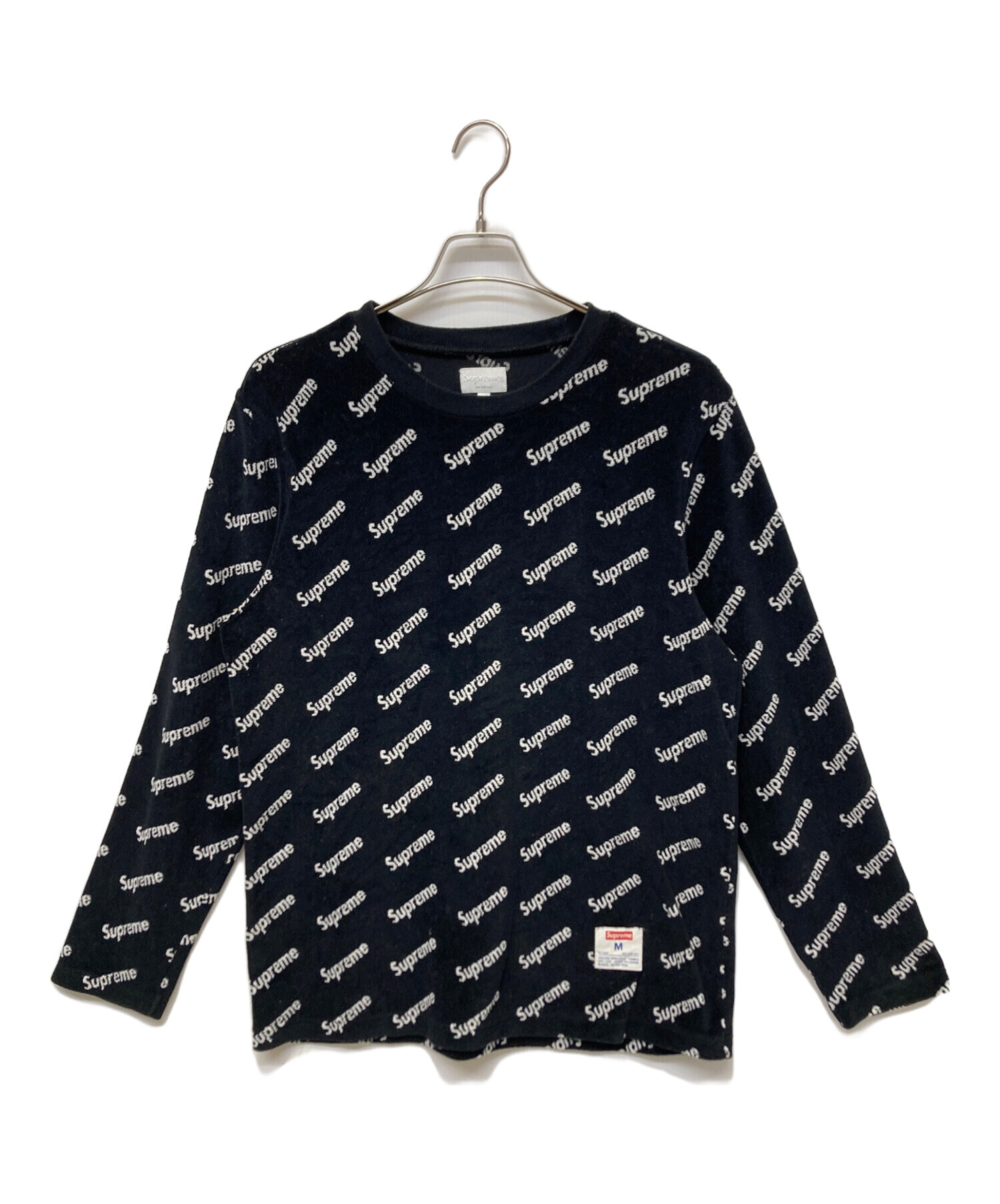 中古・古着通販】Supreme (シュプリーム) 長袖Tシャツ ブラック サイズ