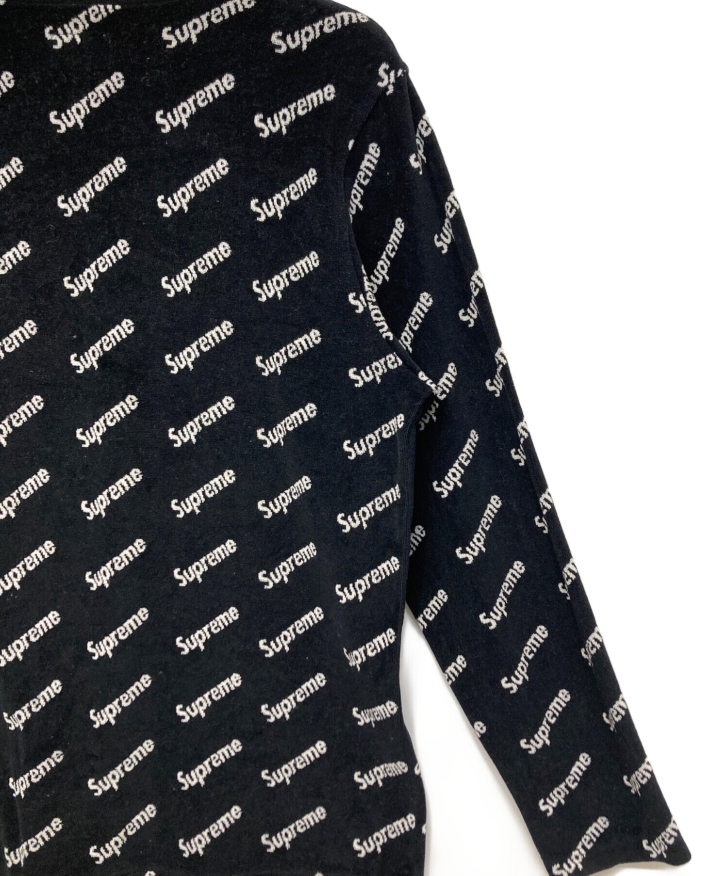 中古・古着通販】Supreme (シュプリーム) 長袖Tシャツ ブラック サイズ 
