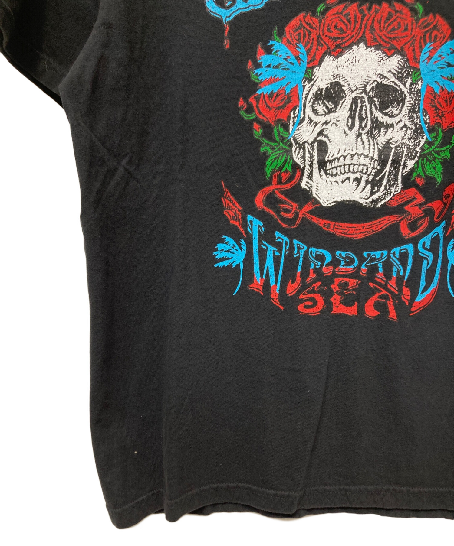 中古・古着通販】WIND AND SEA (ウィンダンシー) 半袖Tシャツ ブラック