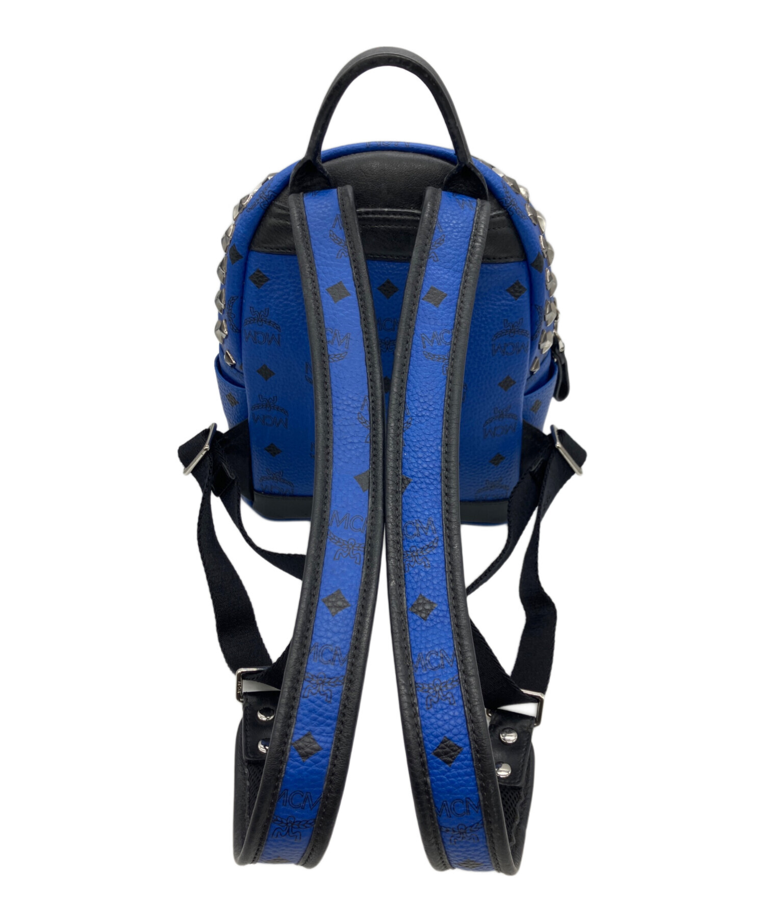 中古・古着通販】MCM (エムシーエム) スタッズリュック ブルー