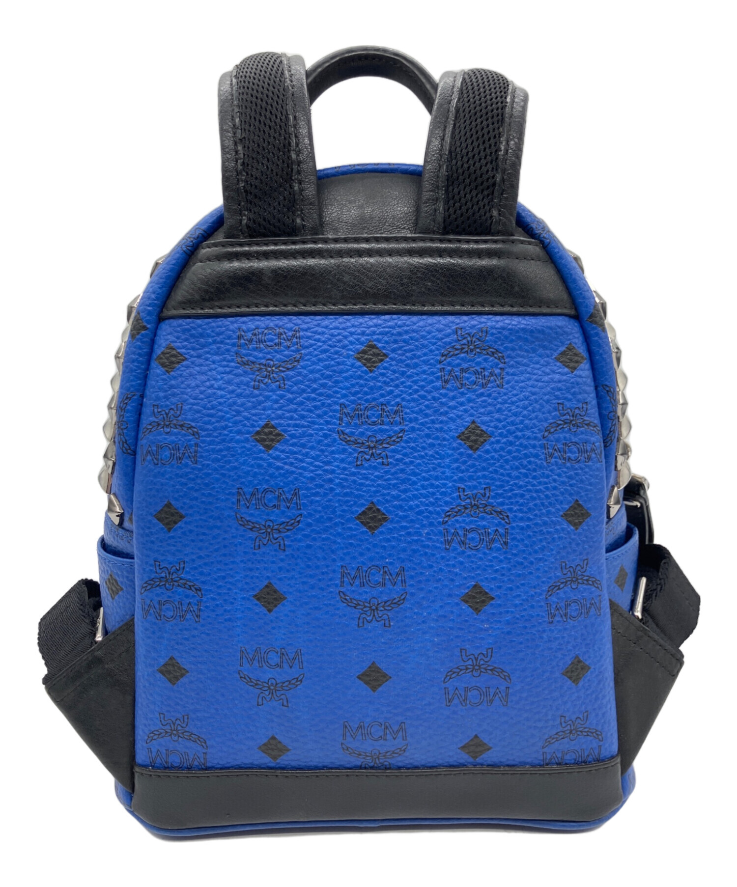 中古・古着通販】MCM (エムシーエム) スタッズリュック ブルー