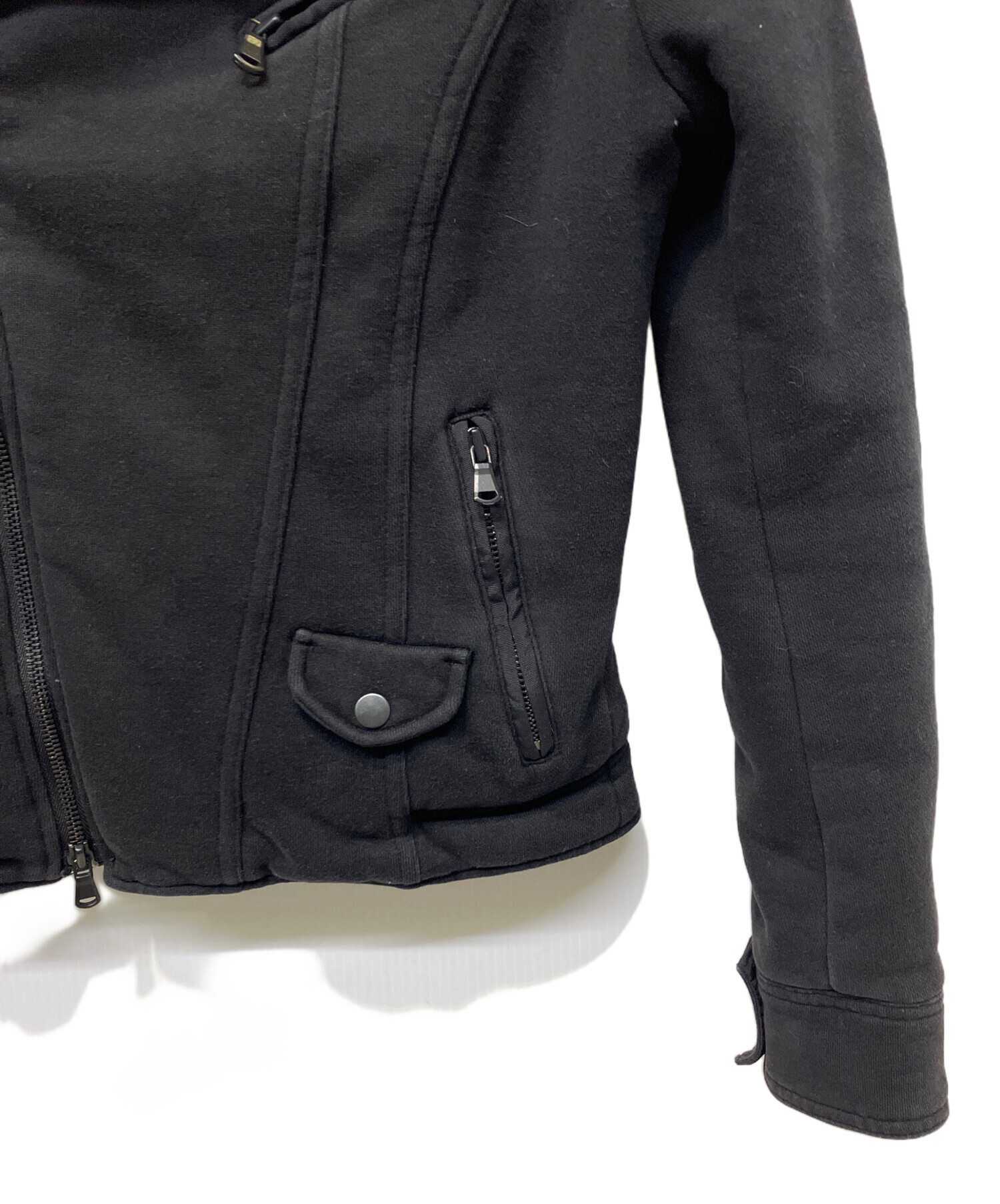 中古・古着通販】DIESEL (ディーゼル) ダブルライダースジャケット