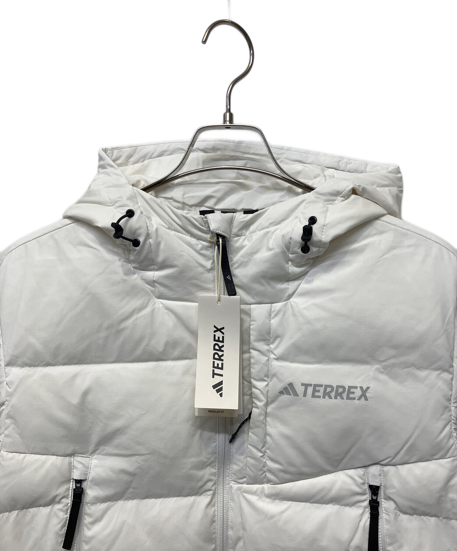 中古・古着通販】adidas (アディダス) ダウンジャケット ホワイト