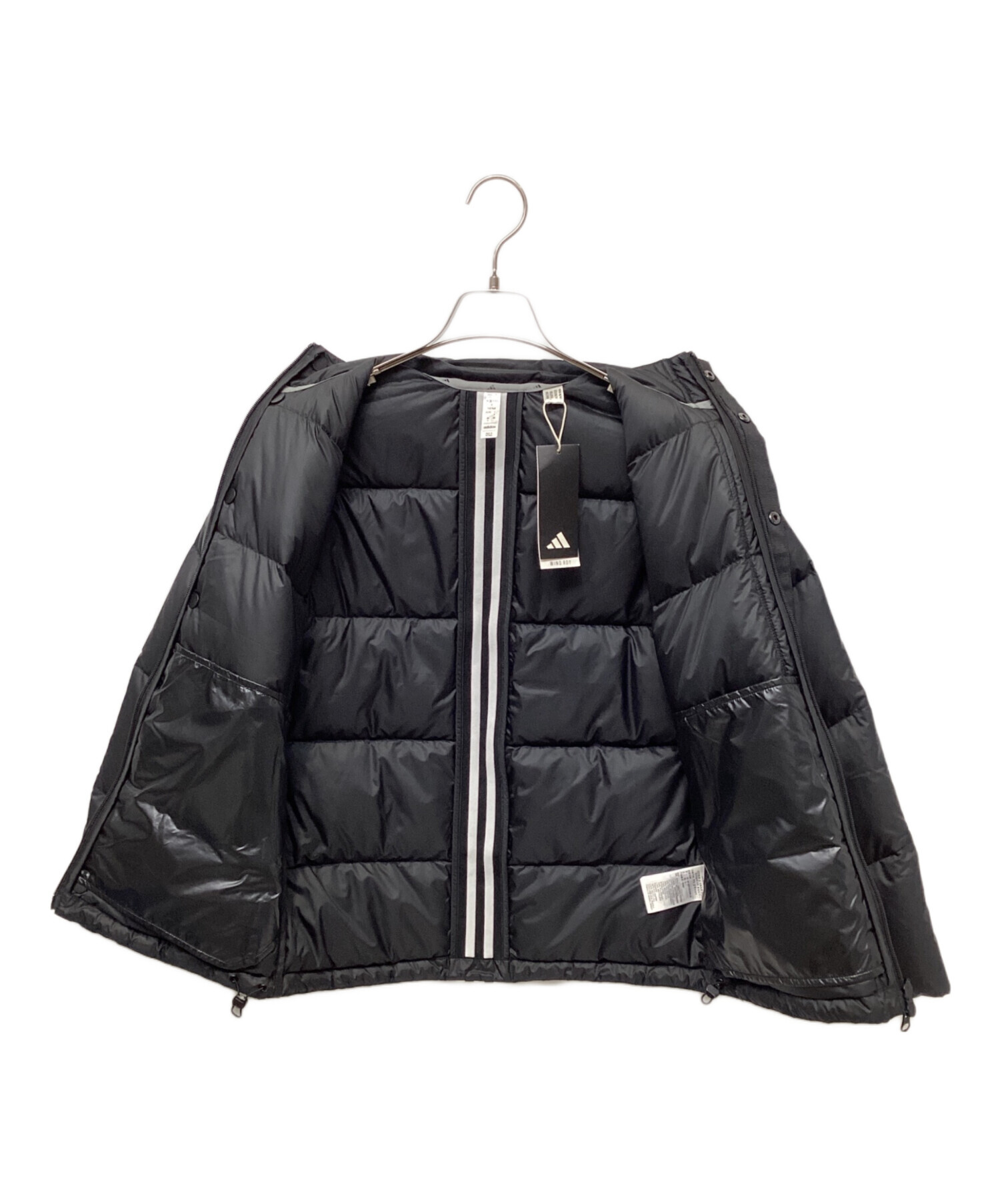 中古・古着通販】adidas (アディダス) ダウンジャケット ブラック 