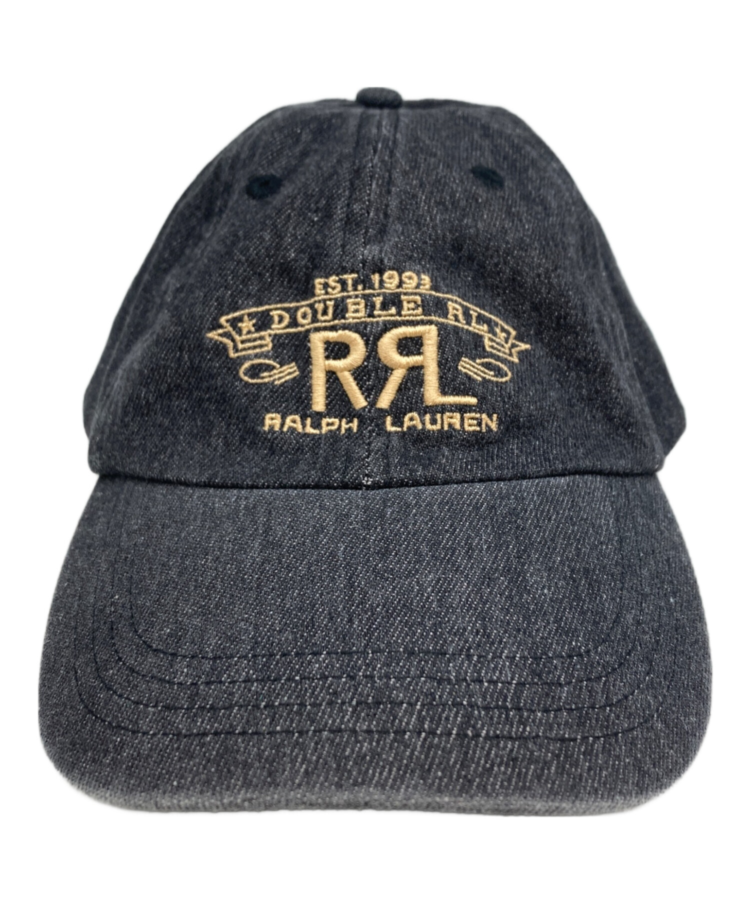Ralph Lauren RR ブラックキャップ 中古・古着通販】RALPH LAUREN (ラルフローレン) キャップ ブラック