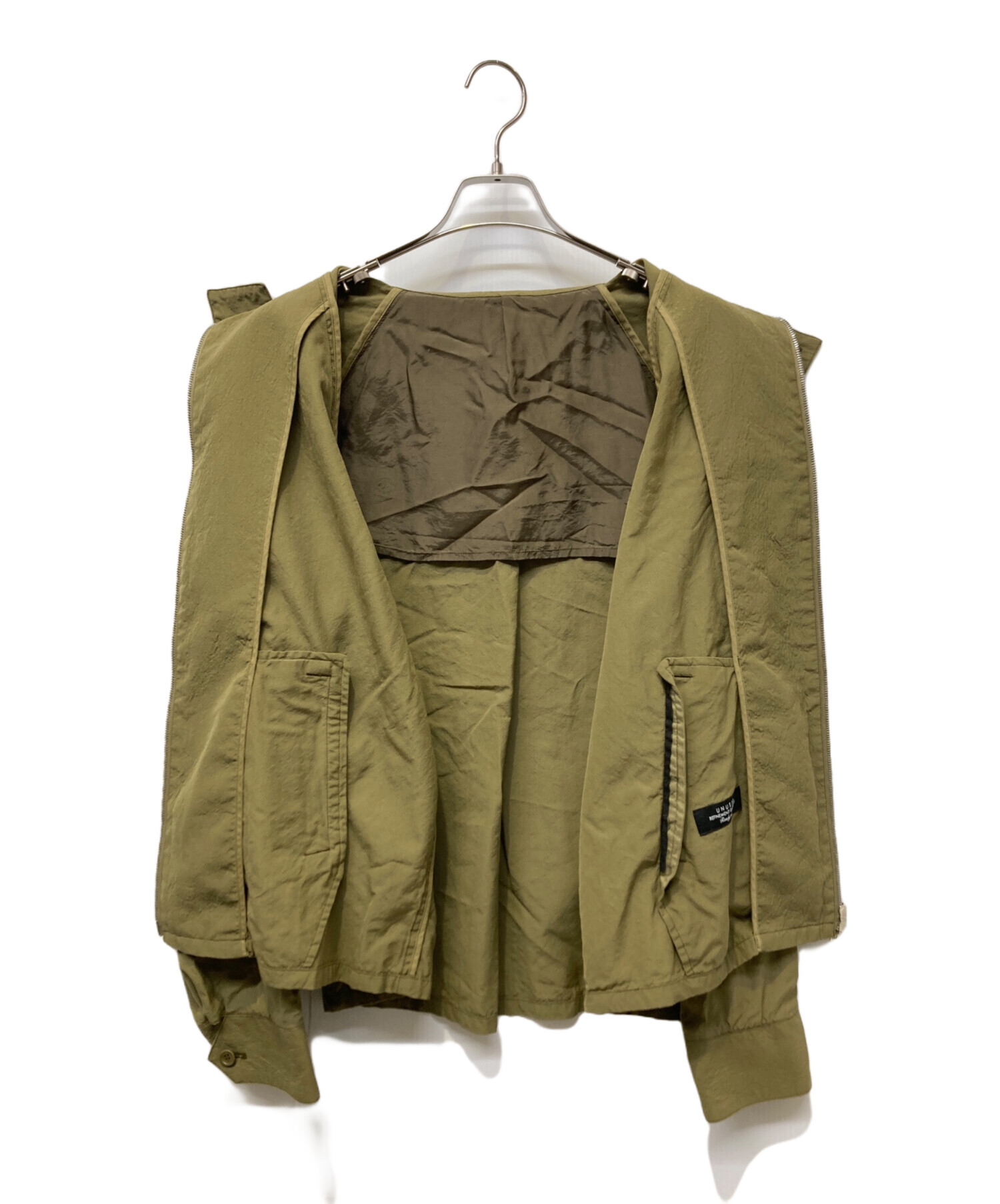 中古・古着通販】UNUSED (アンユーズド) スイングトップ オリーブ