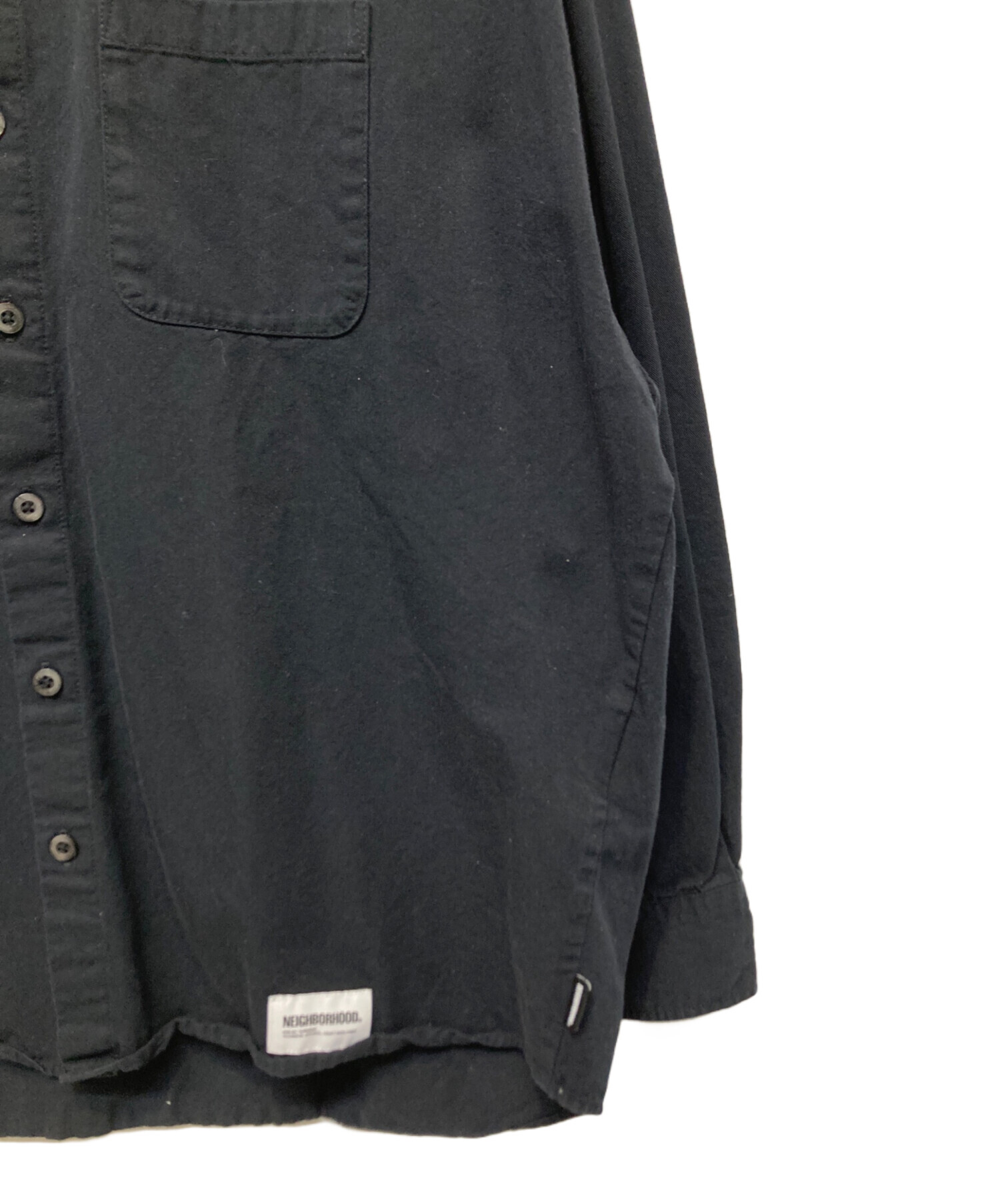 中古・古着通販】NEIGHBORHOOD (ネイバーフッド) 長袖シャツ ブラック