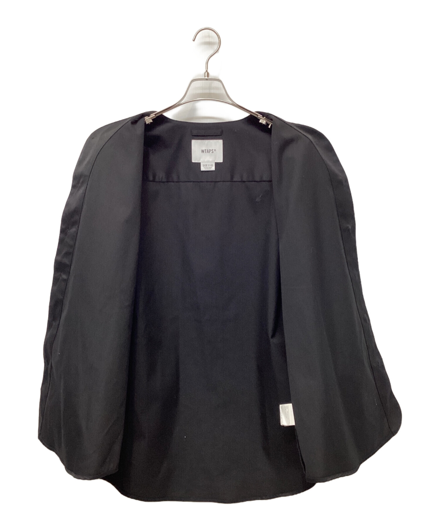 中古・古着通販】WTAPS (ダブルタップス) 長袖シャツ ブラック サイズ