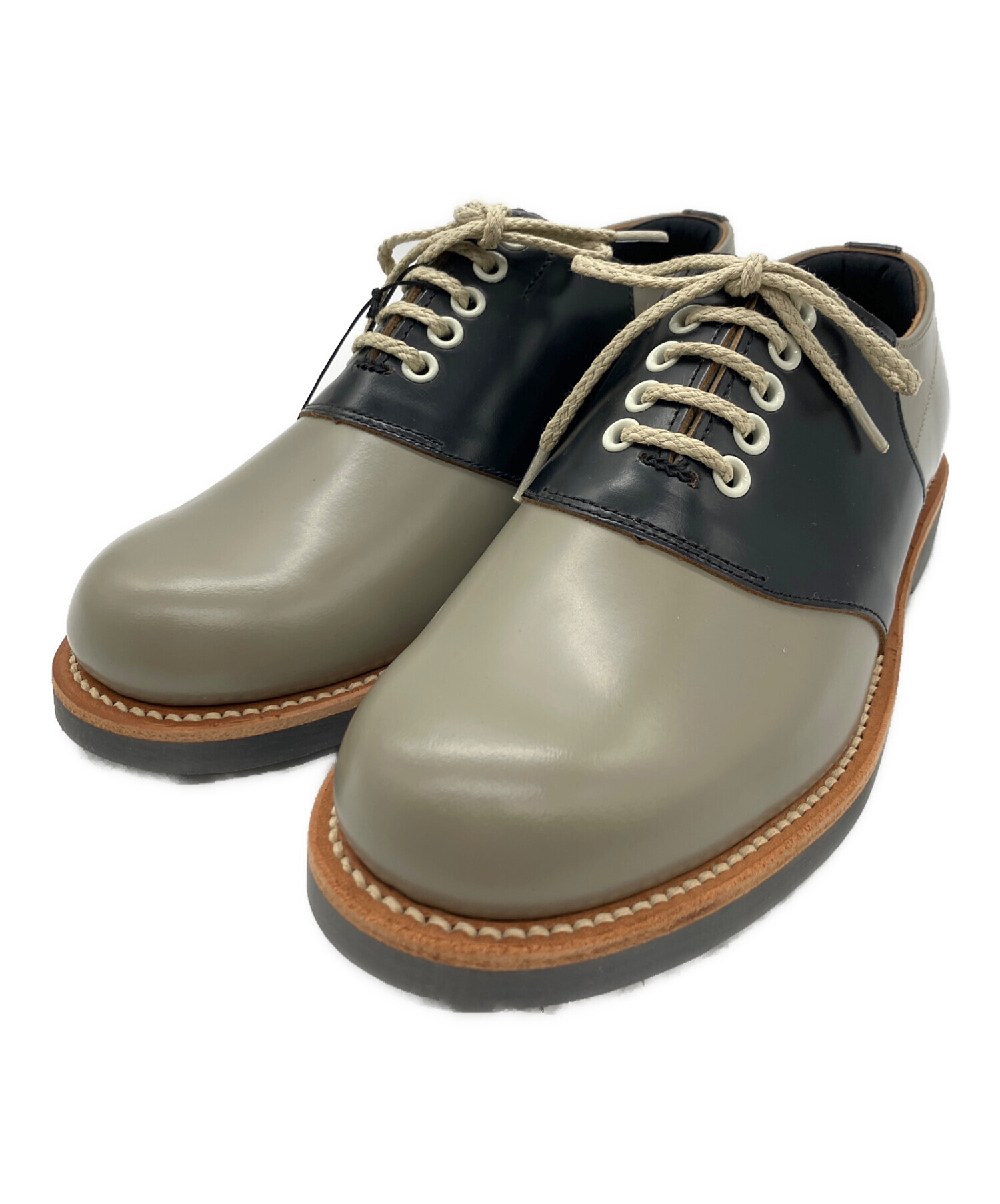 中古・古着通販】REGAL (リーガル) サドルシューズ グレー×ブラック