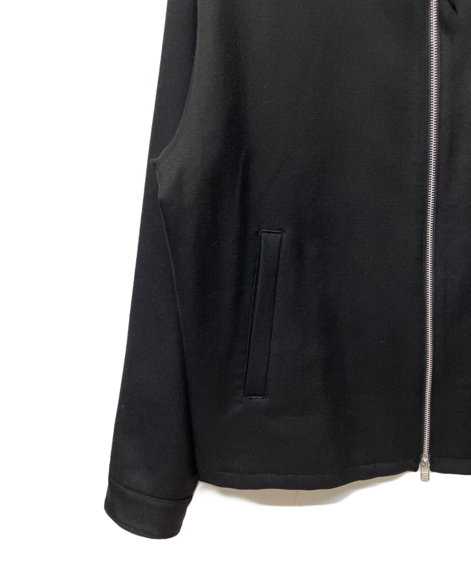 中古・古着通販】SU (ス) WOOL ZIP JACKET ブラック サイズ:46
