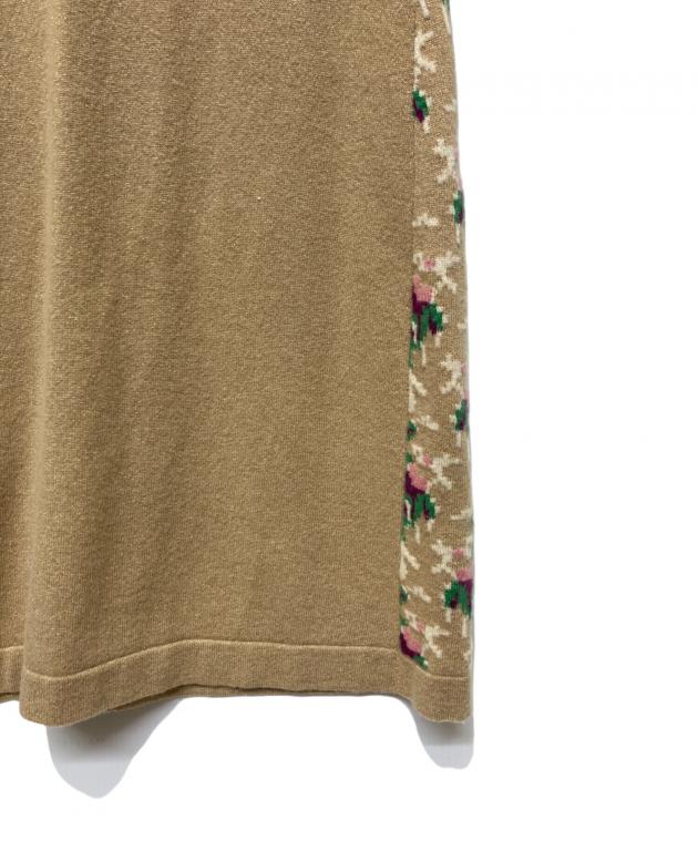 中古・古着通販】CHANEL (シャネル) ニットワンピース ベージュ サイズ