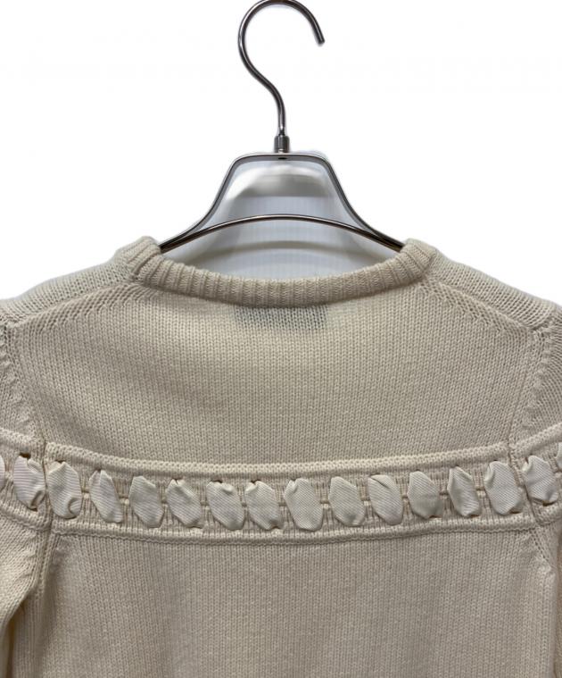 中古・古着通販】FENDI (フェンディ) 厚手ニット ベージュ サイズ:38