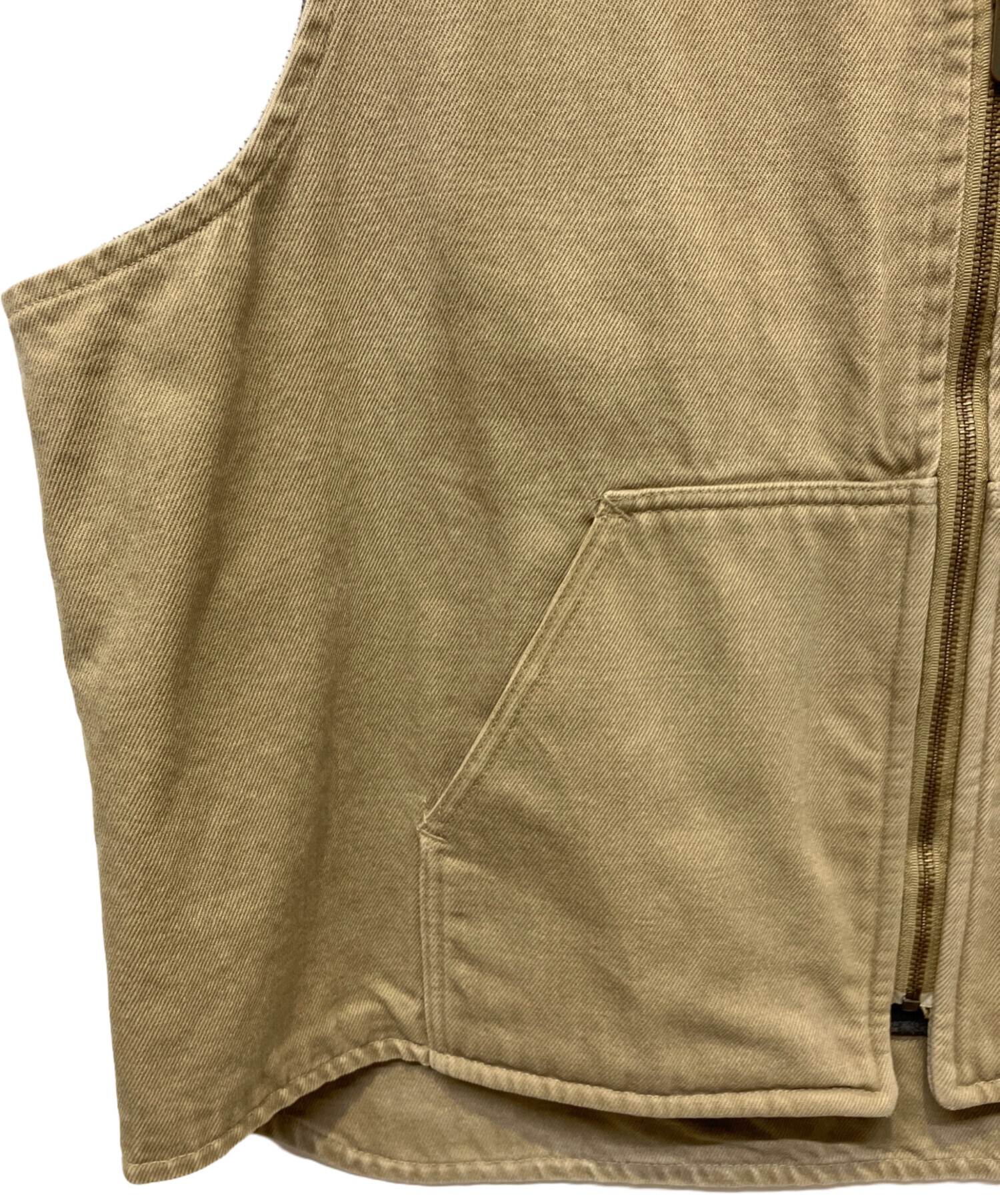 中古・古着通販】CarHartt (カーハート) ベスト ベージュ サイズ:3XL