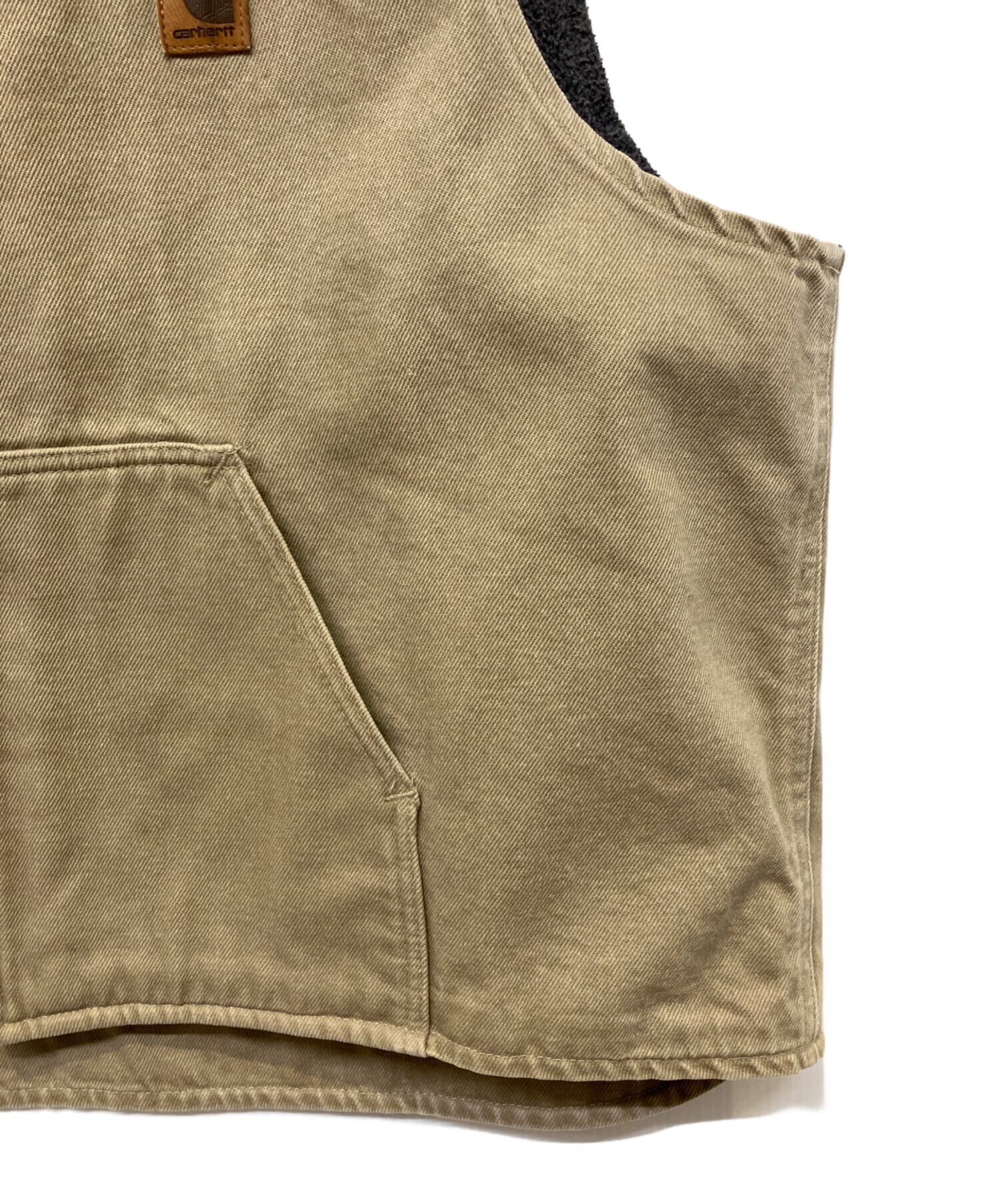 Carhartt ベージュ ベスト XL 美品 中古・古着通販】CarHartt (カーハート) ベスト ベージュ サイズ:3XL