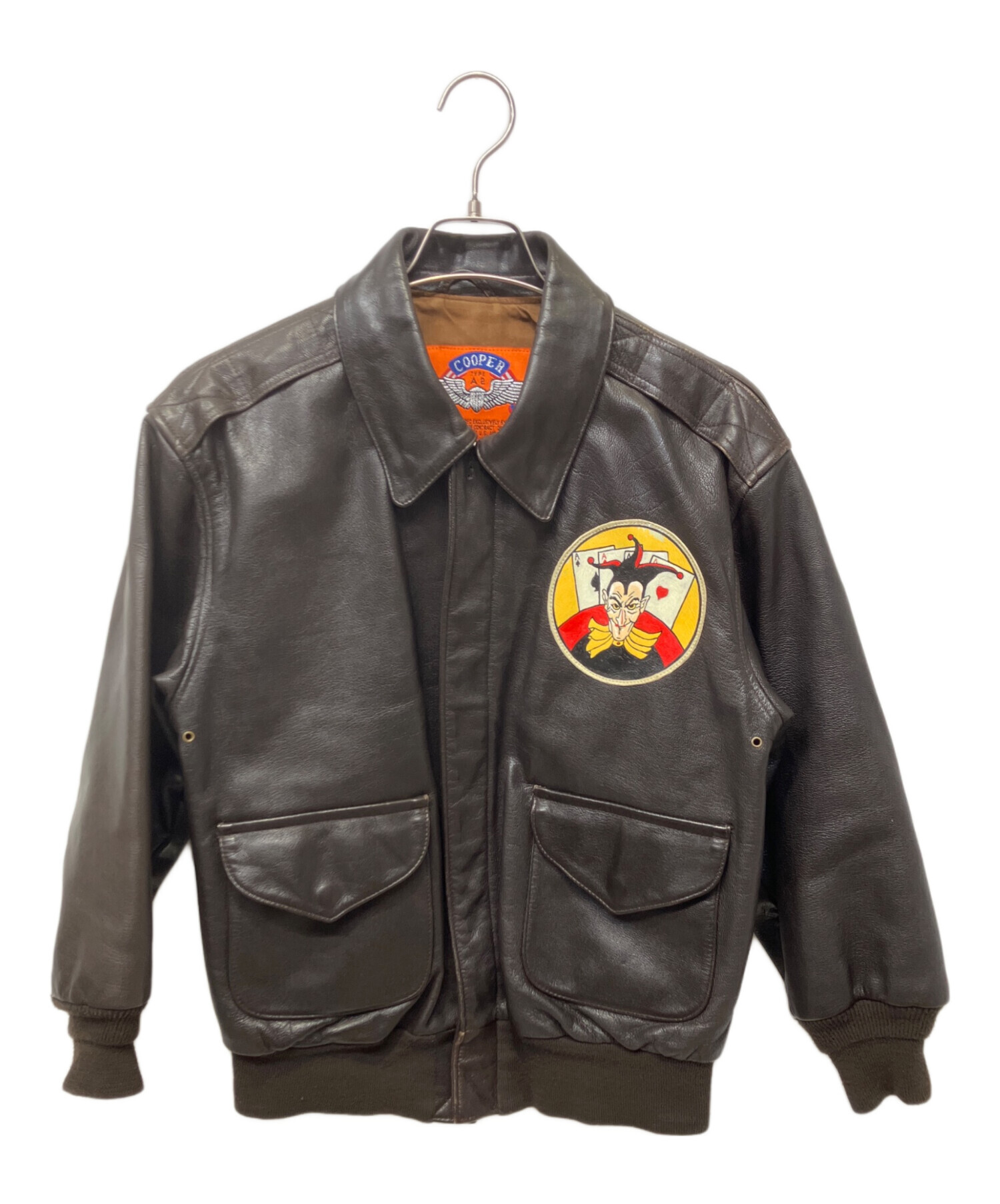☆COOPER A-2 レザーフライトジャケット USA製 IDEAL 48R☆ 【公式通販】