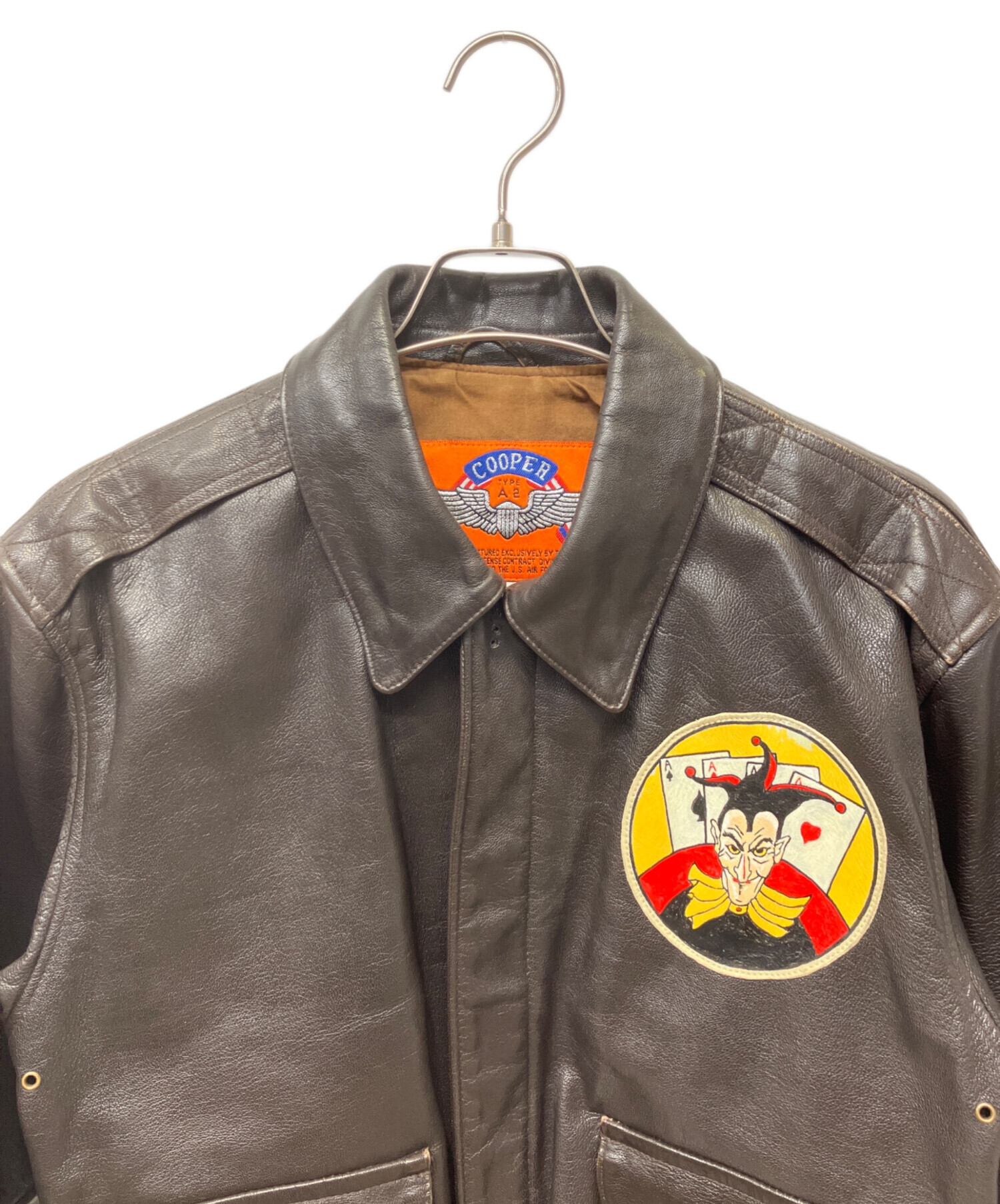 中古・古着通販】COOPER (クーパー) A2フライトジャケット ブラウン 