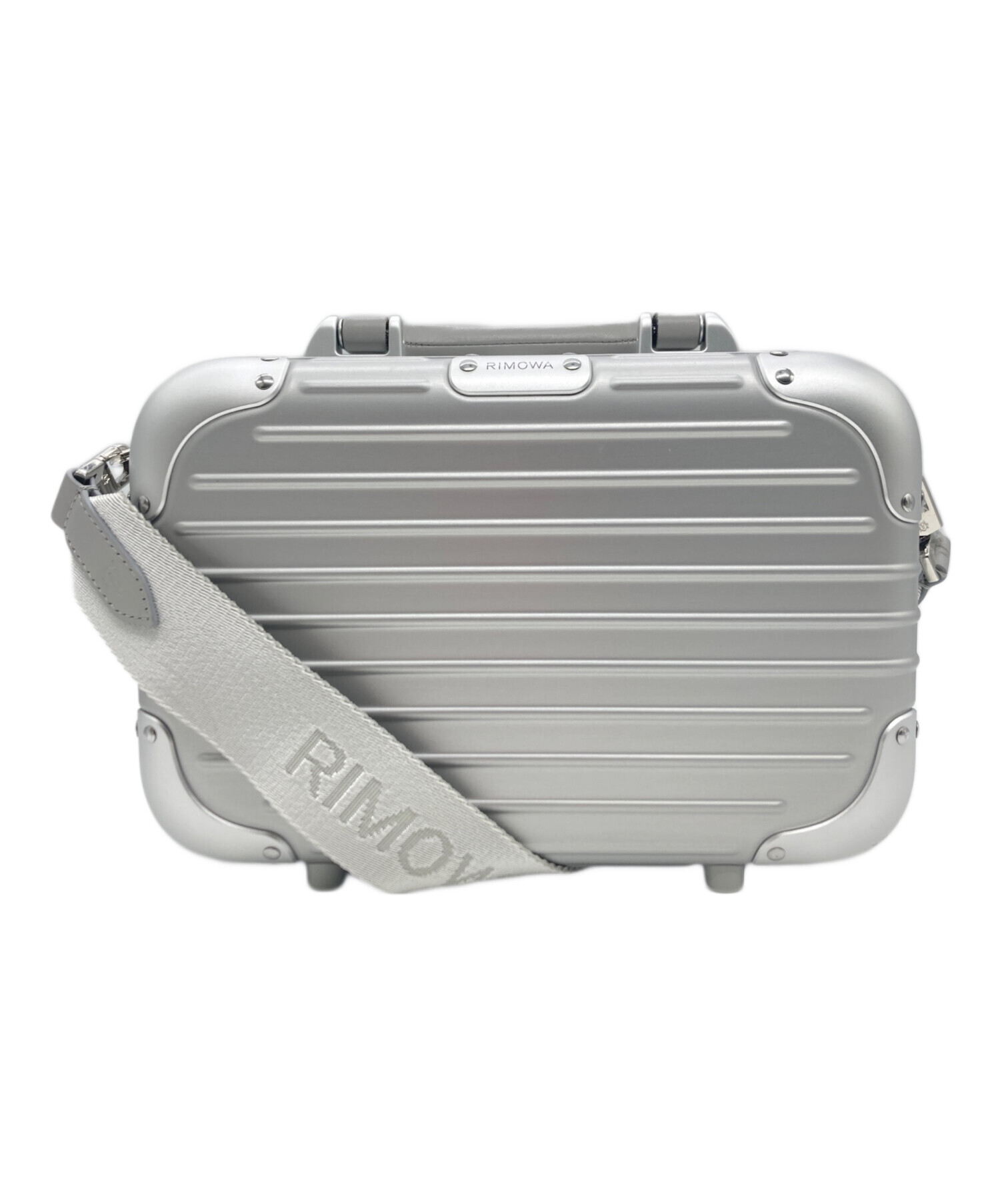 RIMOWA シルバーショルダーバッグ 中古・古着通販】RIMOWA (リモワ) ショルダーバッグ シルバー