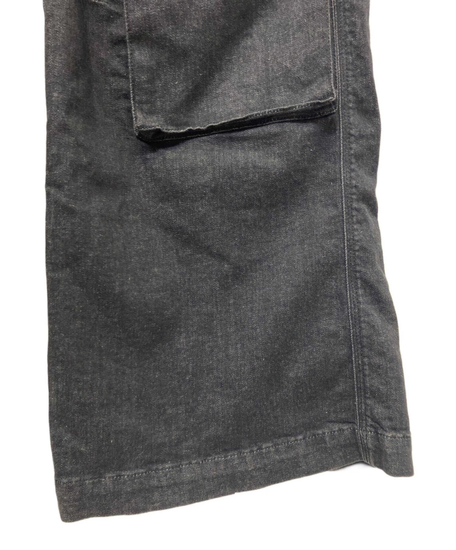 中古・古着通販】DIESEL (ディーゼル) デニムカーゴパンツ グレー