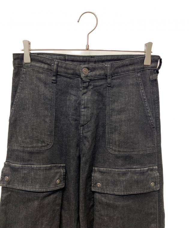 中古・古着通販】DIESEL (ディーゼル) デニムカーゴパンツ グレー