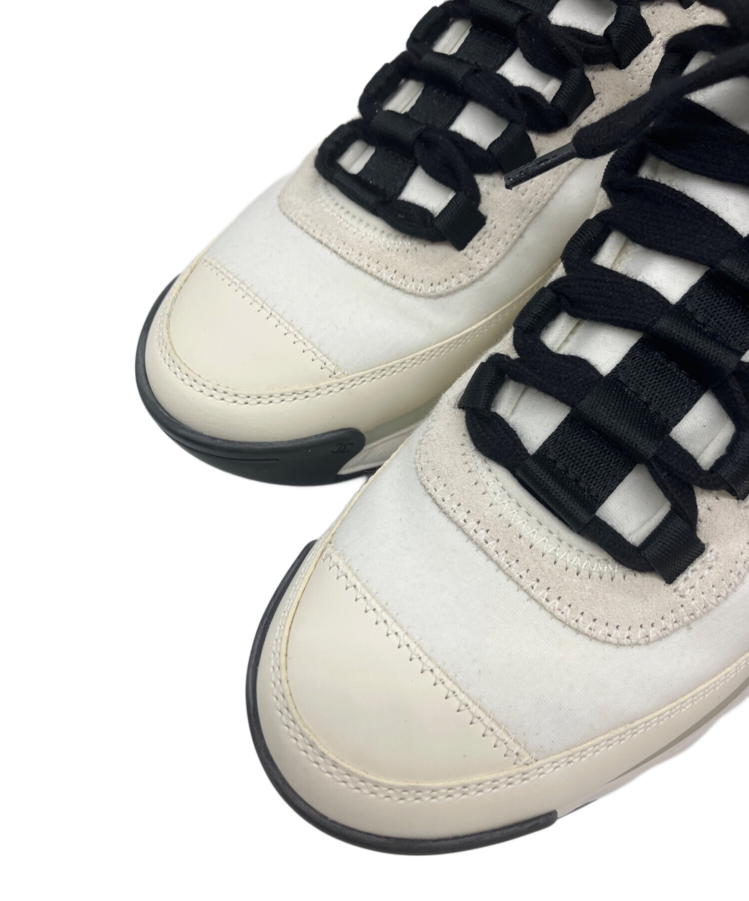 中古・古着通販】CHANEL (シャネル) サイドココマークスニーカー 中古・古着通販】CHANEL (シャネル) サイドココマークスニーカー