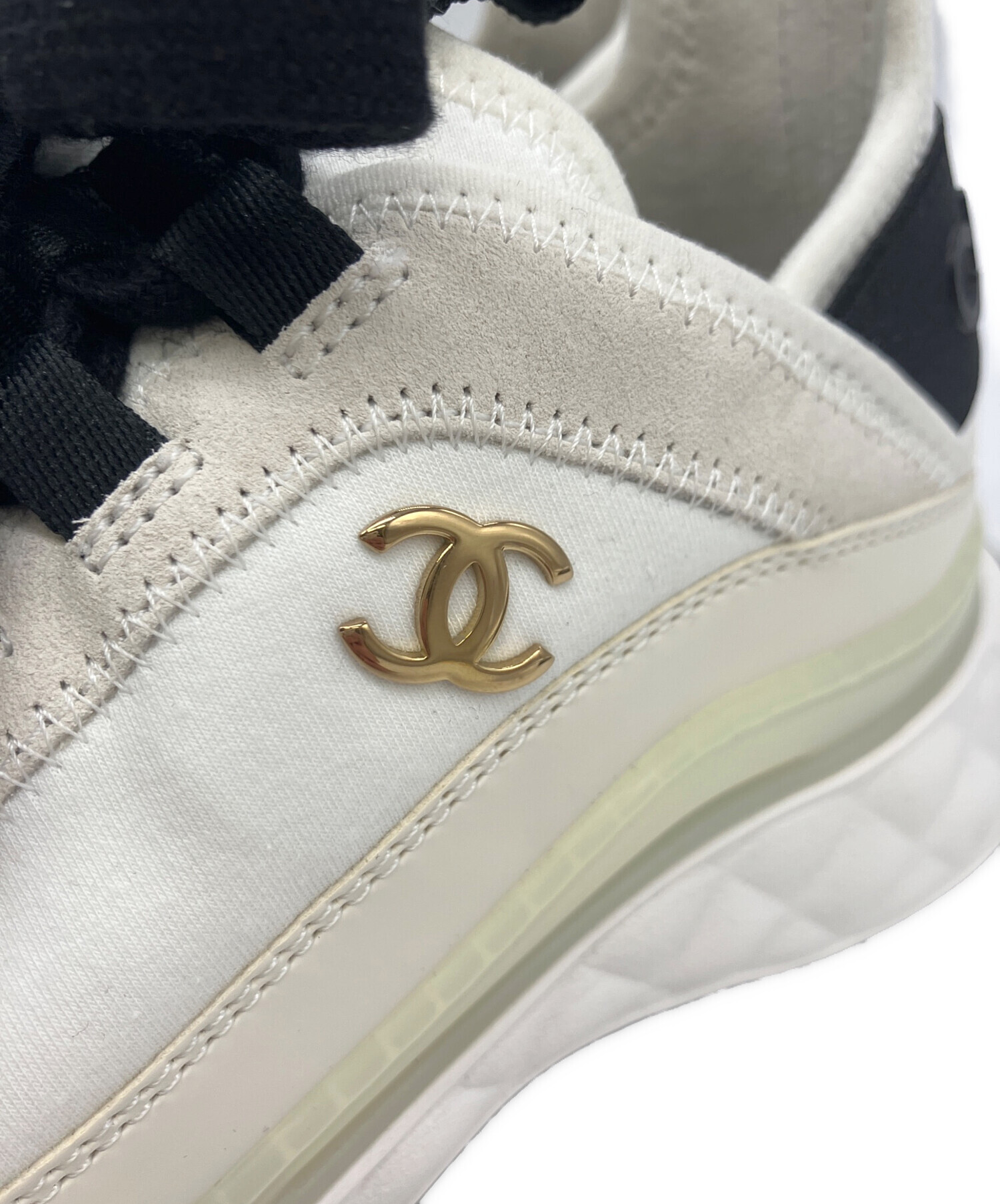 中古・古着通販】CHANEL (シャネル) サイドココマークスニーカー