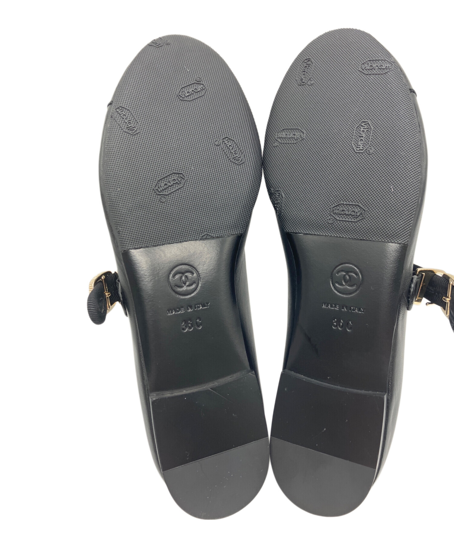 中古・古着通販】CHANEL (シャネル) メリージェーン ブラック サイズ