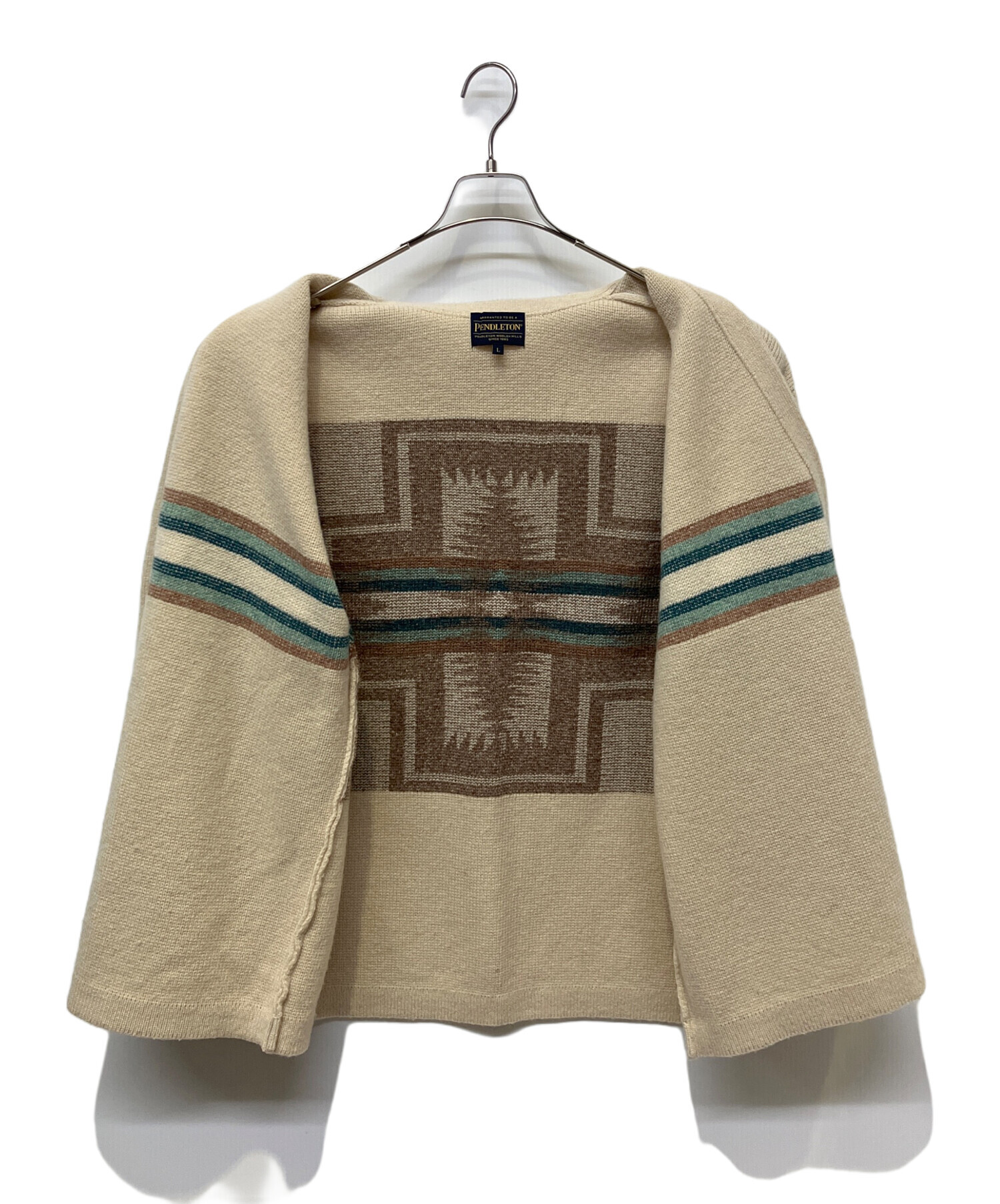 中古・古着通販】PENDLETON (ペンドルトン) 厚手カーディガン ブラウン 