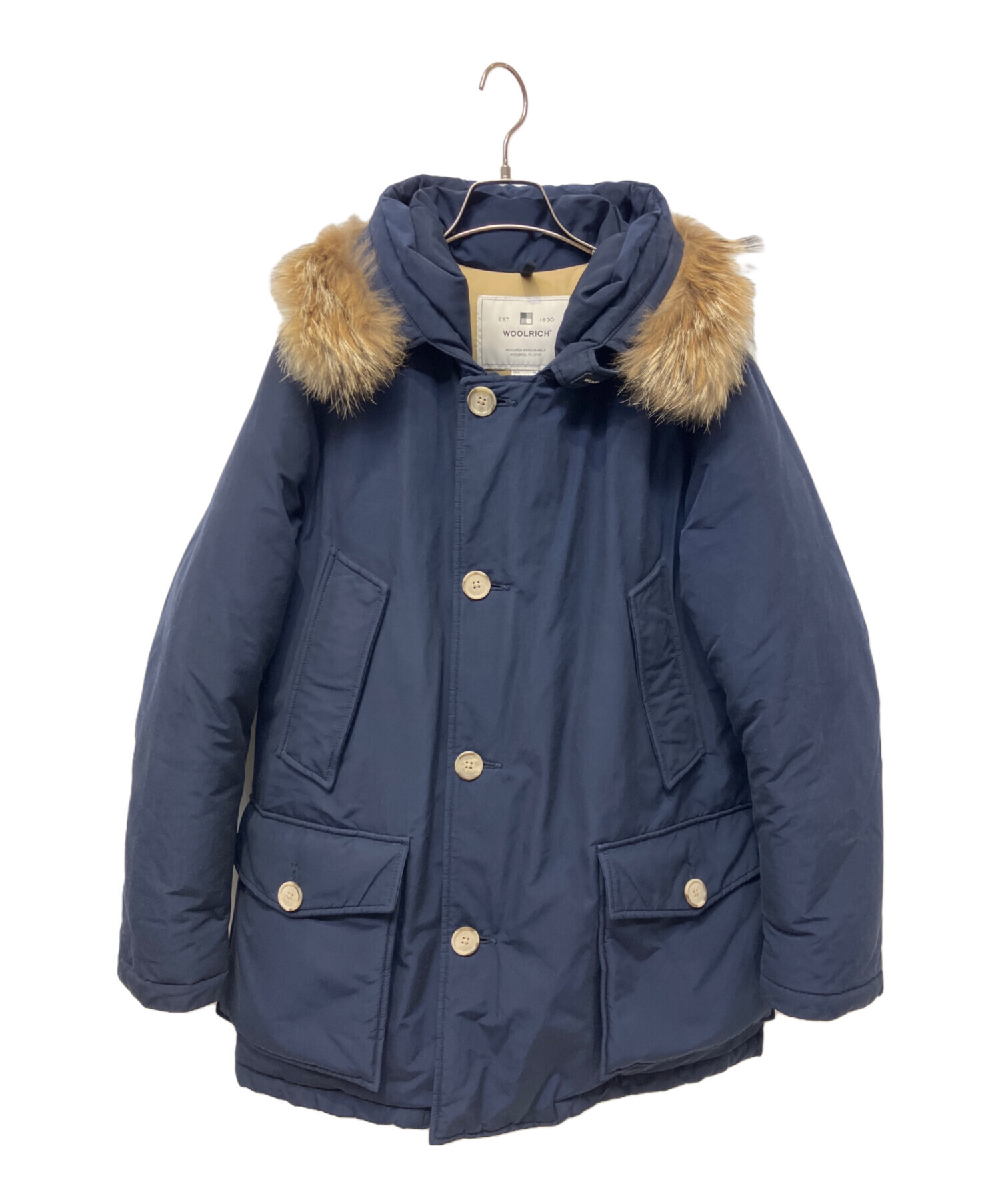 中古・古着通販】WOOLRICH (ウールリッチ) ダウンジャケット ネイビー 