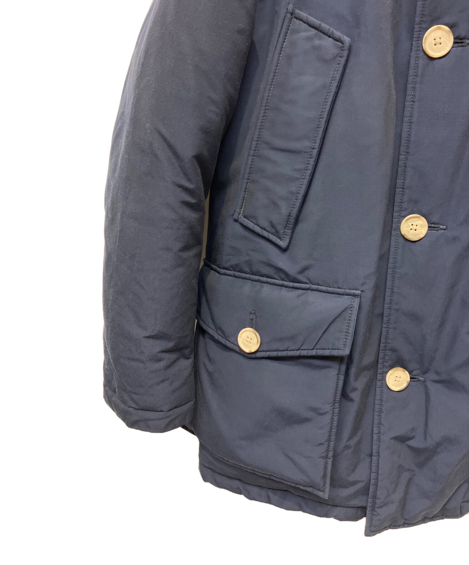 中古・古着通販】WOOLRICH (ウールリッチ) ダウンジャケット ネイビー 