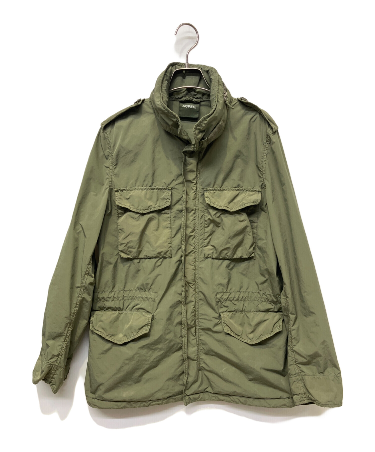 中古・古着通販】ASPESI (アスペジ) モッズコート グリーン サイズ:M