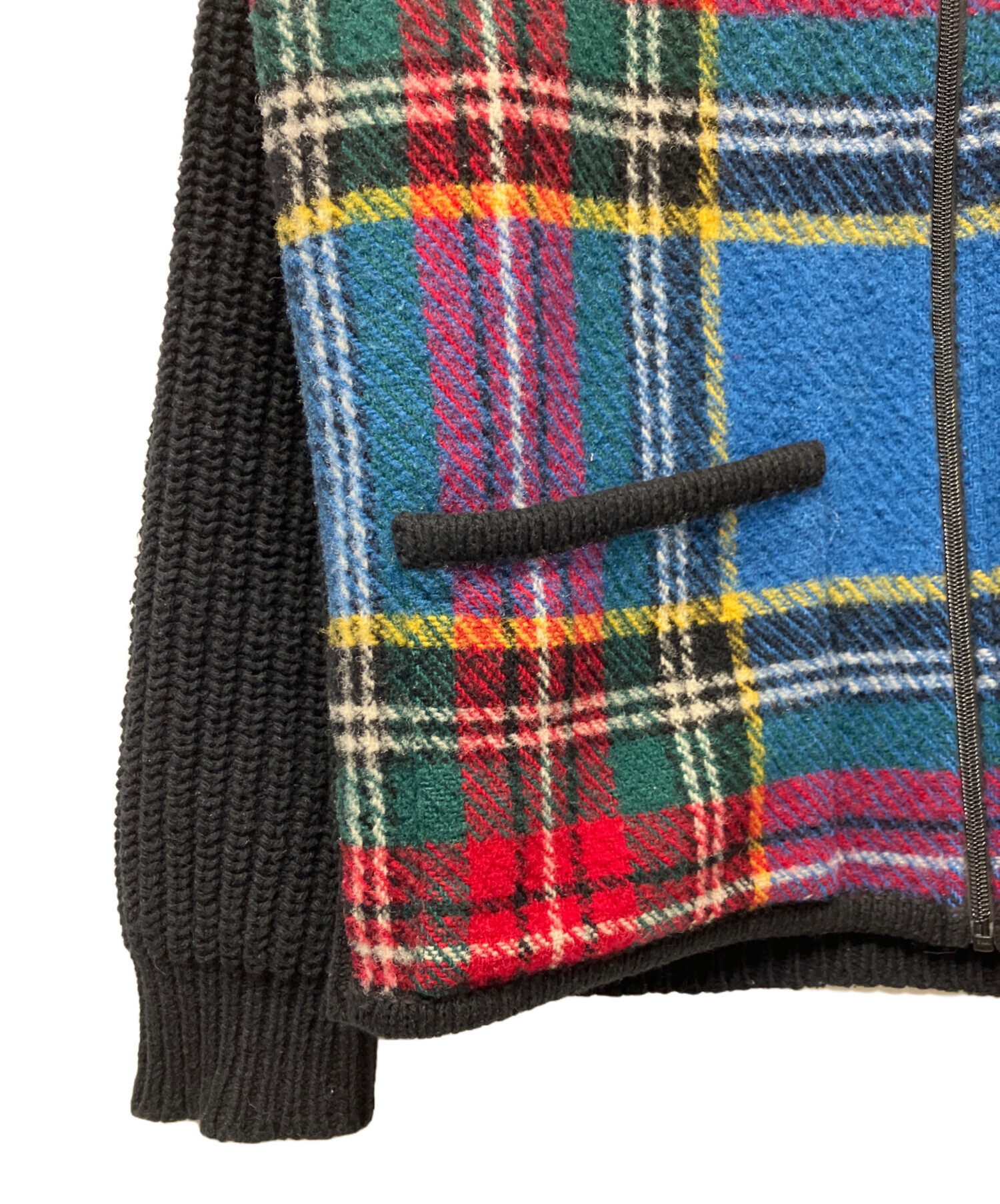 中古・古着通販】Supreme (シュプリーム) Plaid Front Zip Sweater