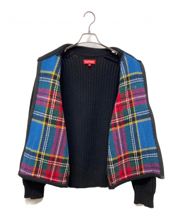 中古・古着通販】Supreme (シュプリーム) Plaid Front Zip Sweater