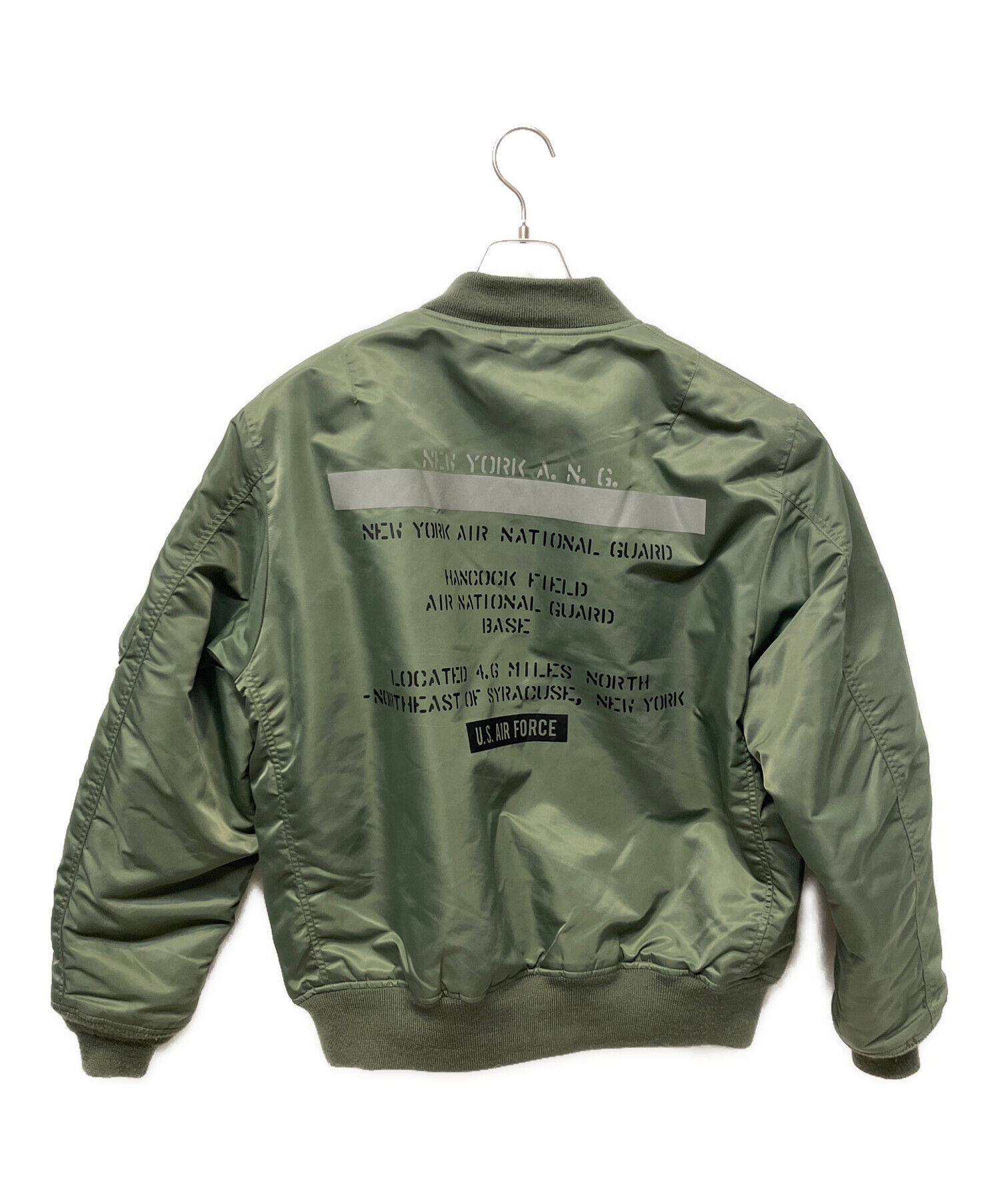 中古・古着通販】AVIREX (アヴィレックス) MA-1ジャケット グリーン 
