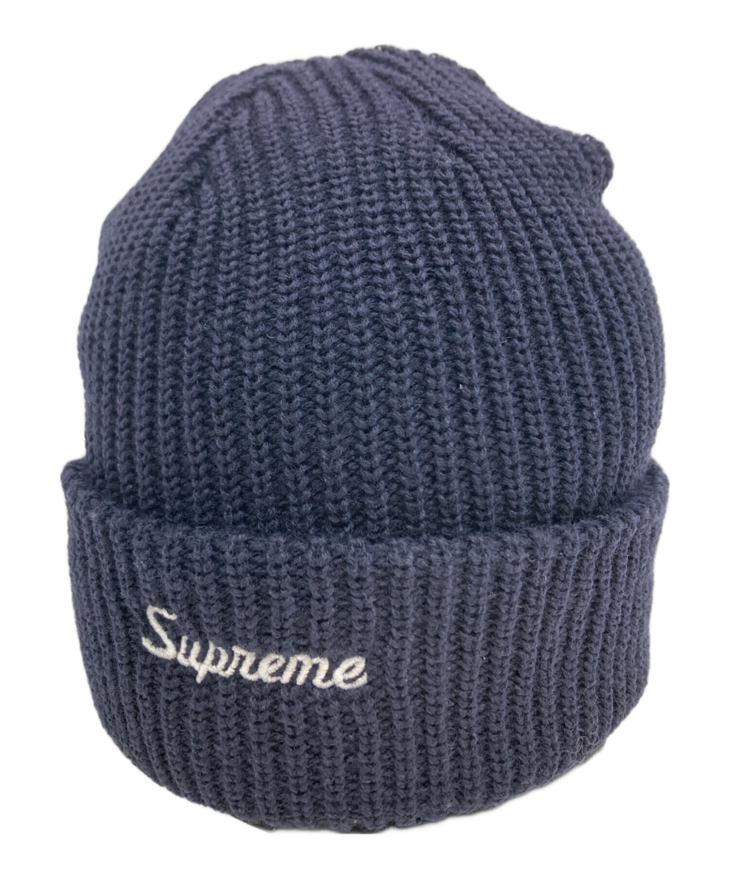 Supreme ニット帽 World Famous ネイビー　タグ付新品‼️ 中古・古着通販】Supreme (シュプリーム) ニット帽 ネイビー｜ブランド
