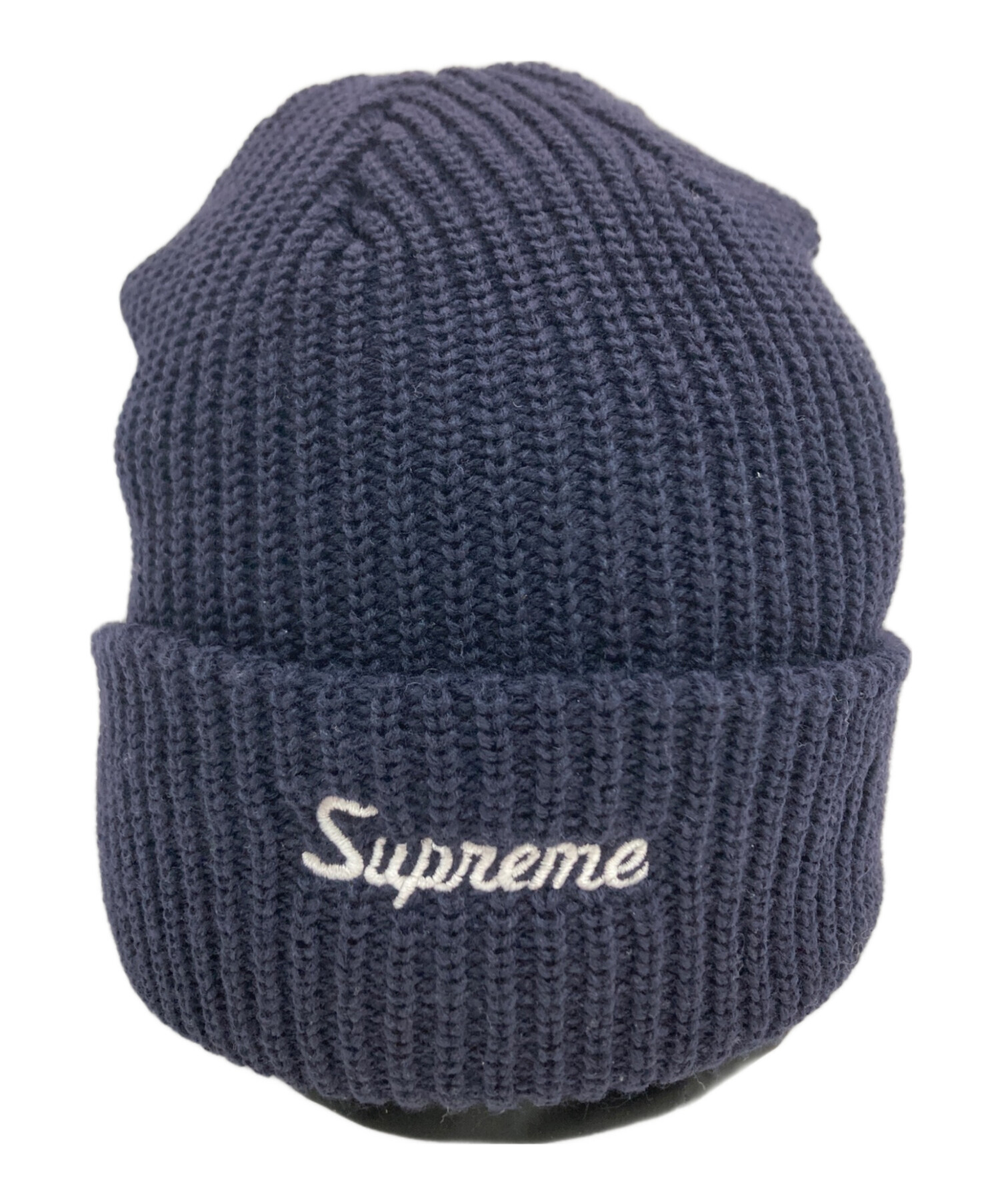 中古・古着通販】Supreme (シュプリーム) ニット帽 ネイビー|ブランド 中古・古着通販】Supreme (シュプリーム) ニット帽 ネイビー|ブランド