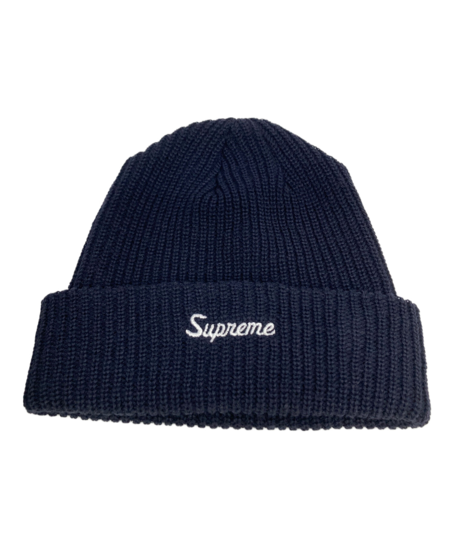 Supreme ニット帽 World Famous ネイビー　タグ付新品‼️ 中古・古着通販】Supreme (シュプリーム) ニット帽 ネイビー｜ブランド