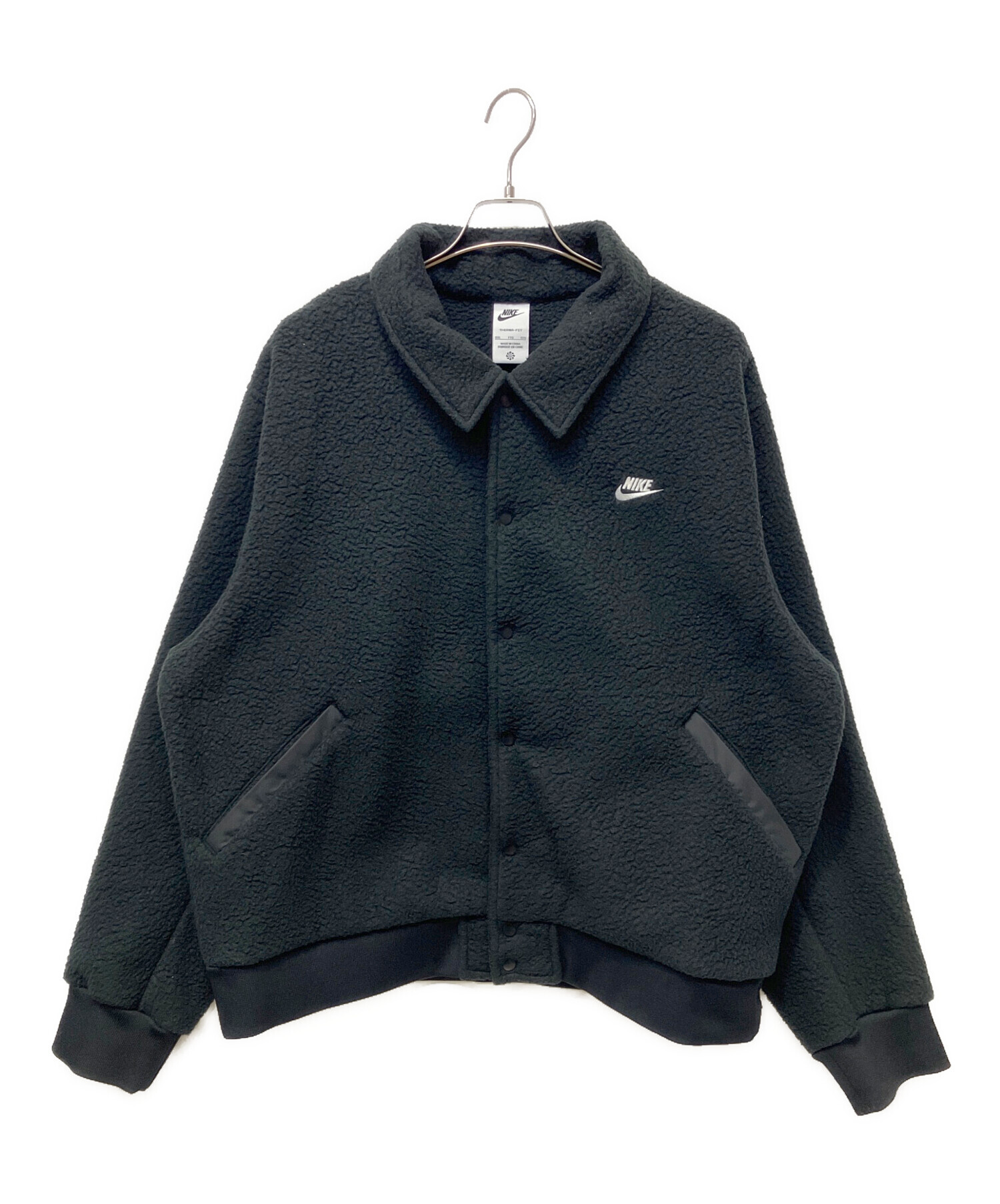 中古・古着通販】NIKE (ナイキ) シェルパ コーチ ジャケット ブラック 