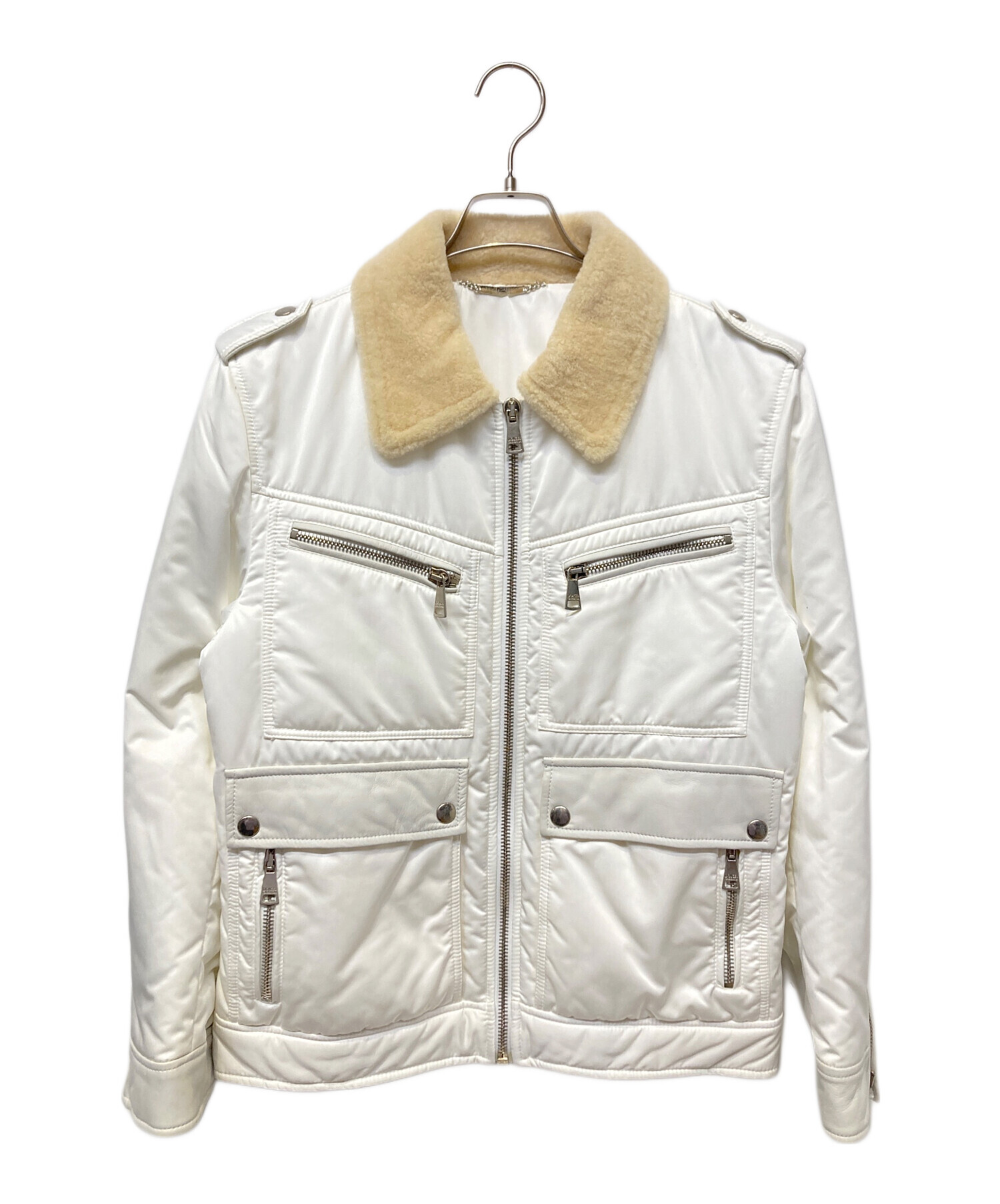 Dolce & Gabbana ホワイトジャケット archive 中古・古着通販】DOLCE & GABBANA (ドルチェ＆ガッバーナ) 中綿
