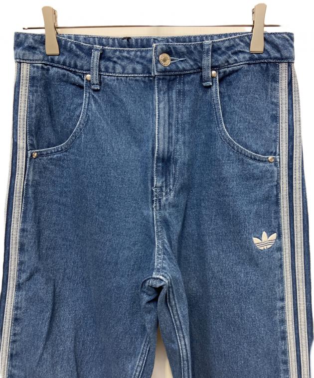 中古・古着通販】adidas (アディダス) デニムパンツ インディゴ サイズ