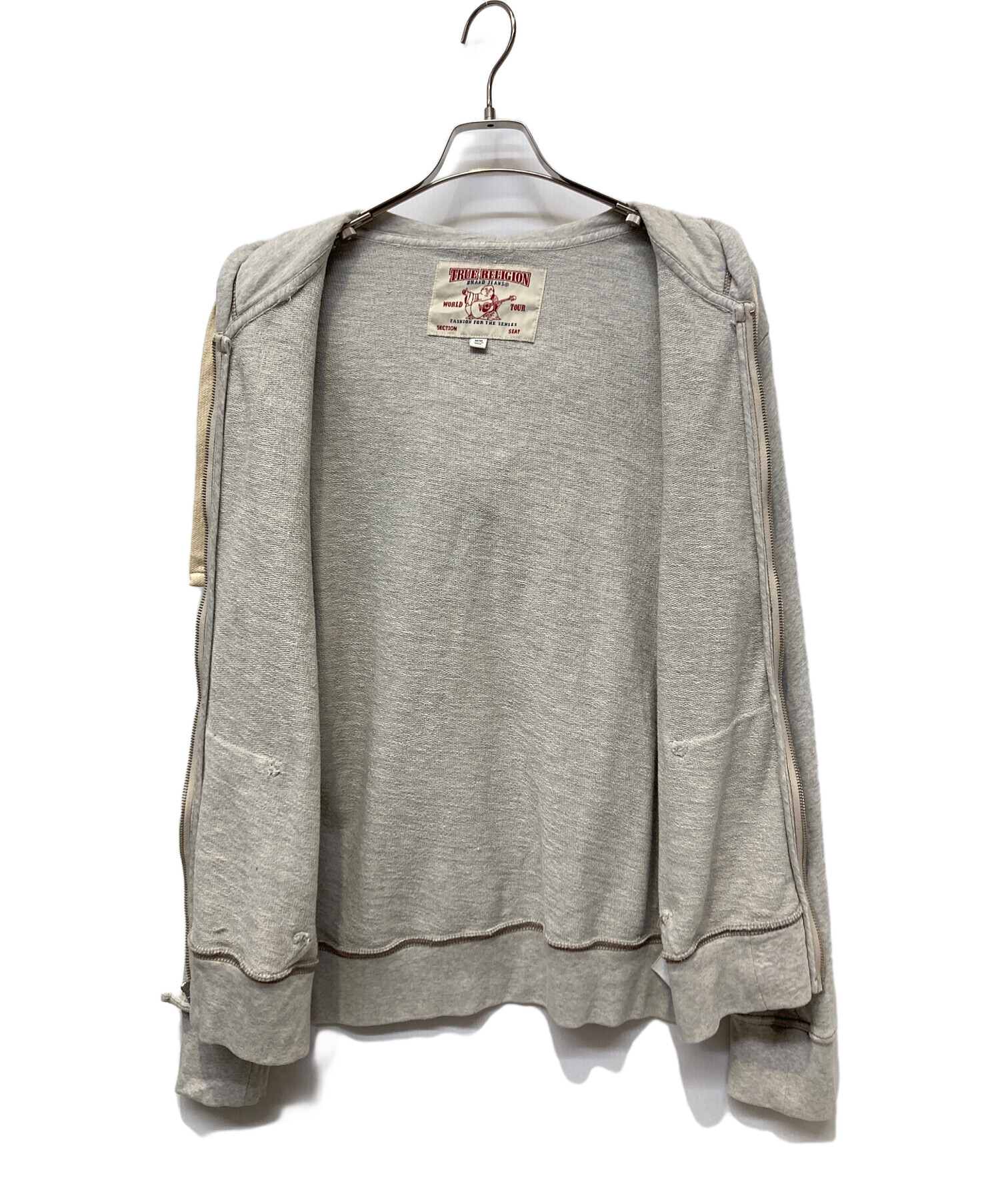 中古・古着通販】TRUE RELIGION (トゥルー レリジョン) ジップパーカー