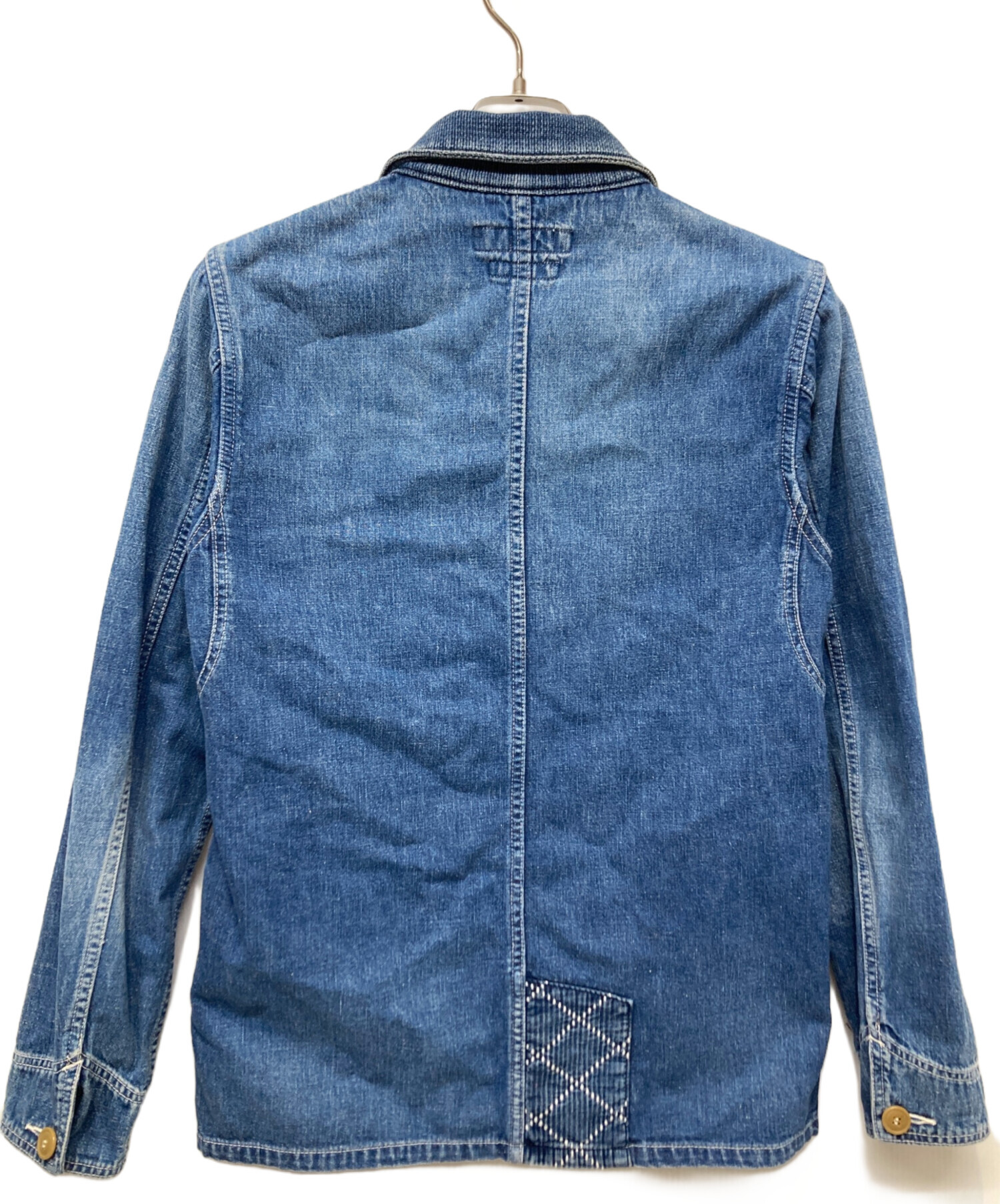 FDMTL ファンダメンタル　パッチワークデニムカバーオール FDMTL（ファンダメンタル） ジャケット FDMTL COVERALL JACKET 3YR