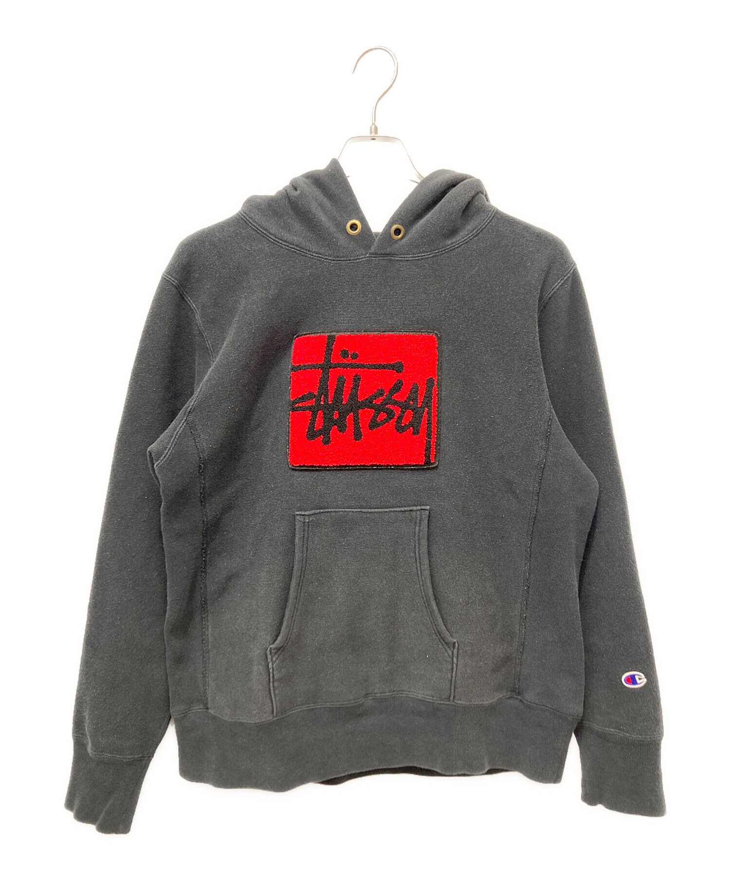 中古・古着通販】Champion (チャンピオン) stussy (ステューシー) プル 