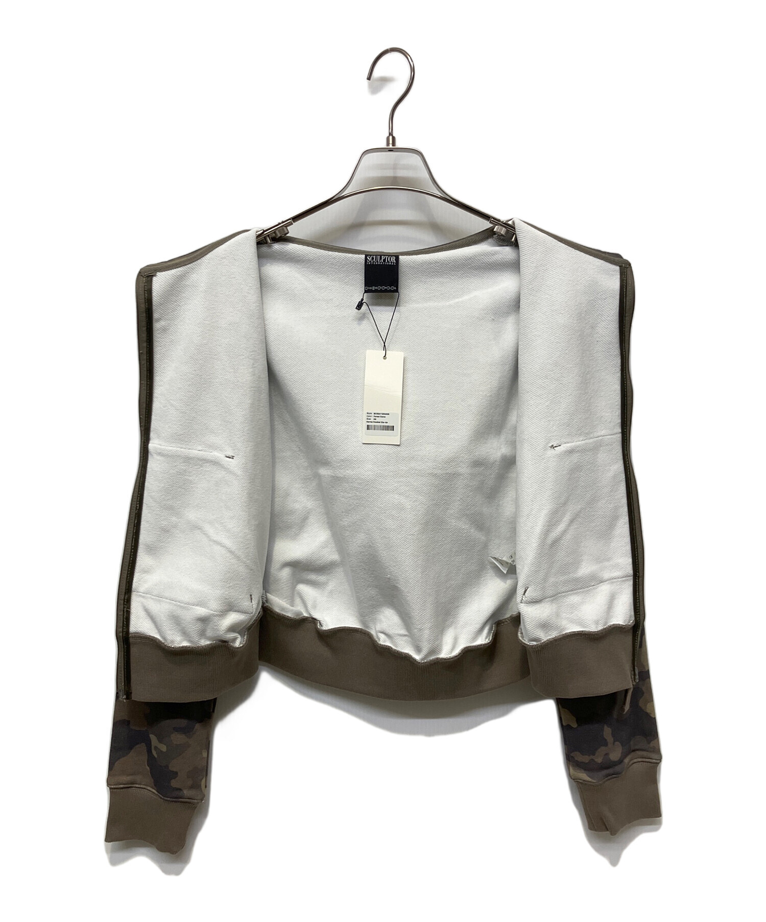 スカルプター　パーカー SCULPTOR Beaded Saint Hoodie Zip-Up 4BFT523 (SCULPTOR/パーカー