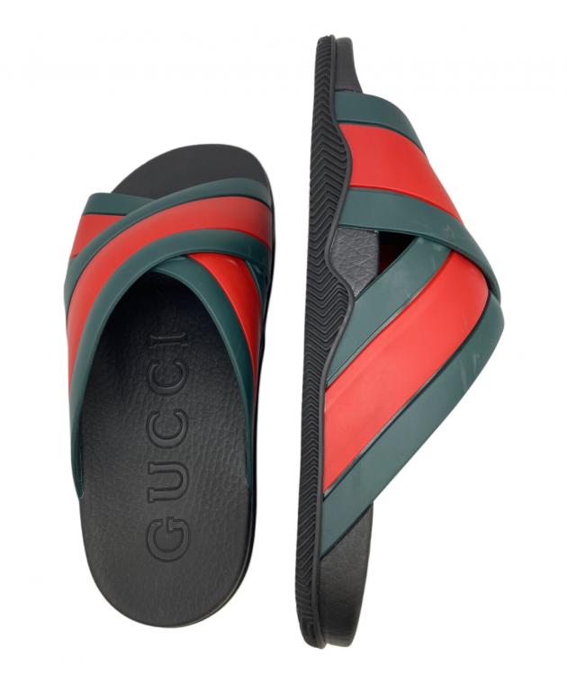 中古・古着通販】GUCCI (グッチ) サンダル ブラック サイズ:40