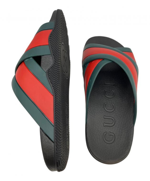 中古・古着通販】GUCCI (グッチ) サンダル ブラック サイズ:40 中古・古着通販】GUCCI (グッチ) サンダル ブラック サイズ:40