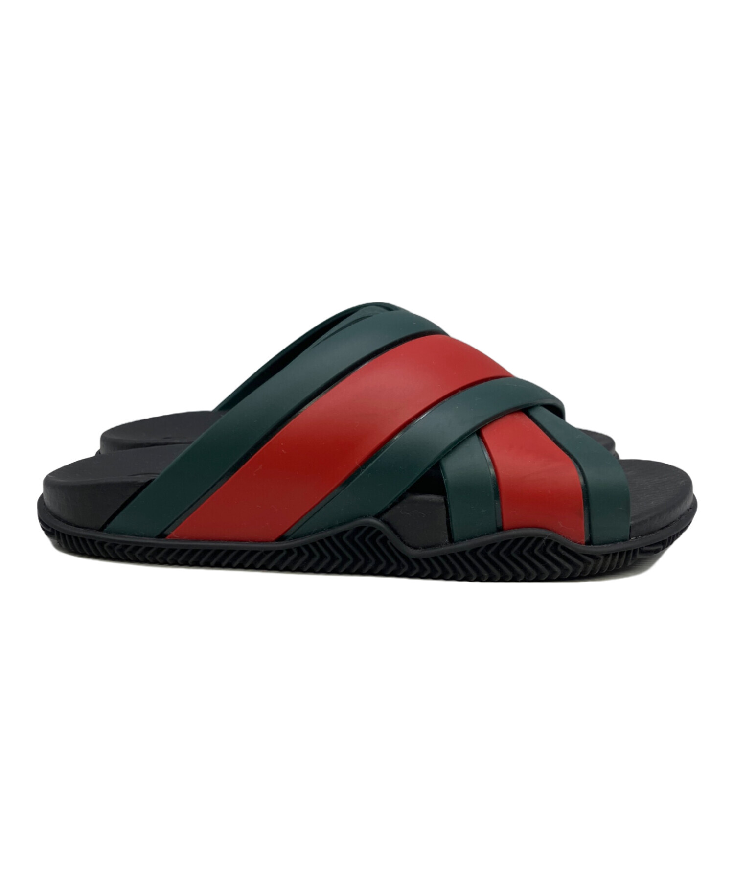 中古・古着通販】GUCCI (グッチ) サンダル ブラック サイズ:35