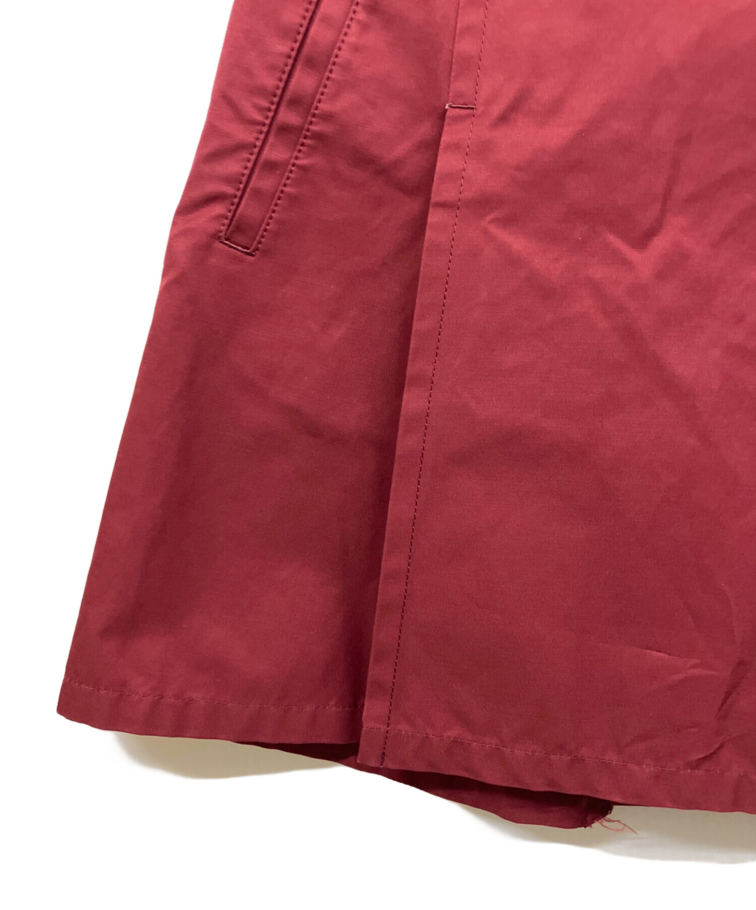 バーバリー　ブルーレーベル　スカート キュロット　スカパン　サイズ38 レッド 中古・古着通販】BURBERRY BLUE LABEL (バーバリー ブルー レーベル