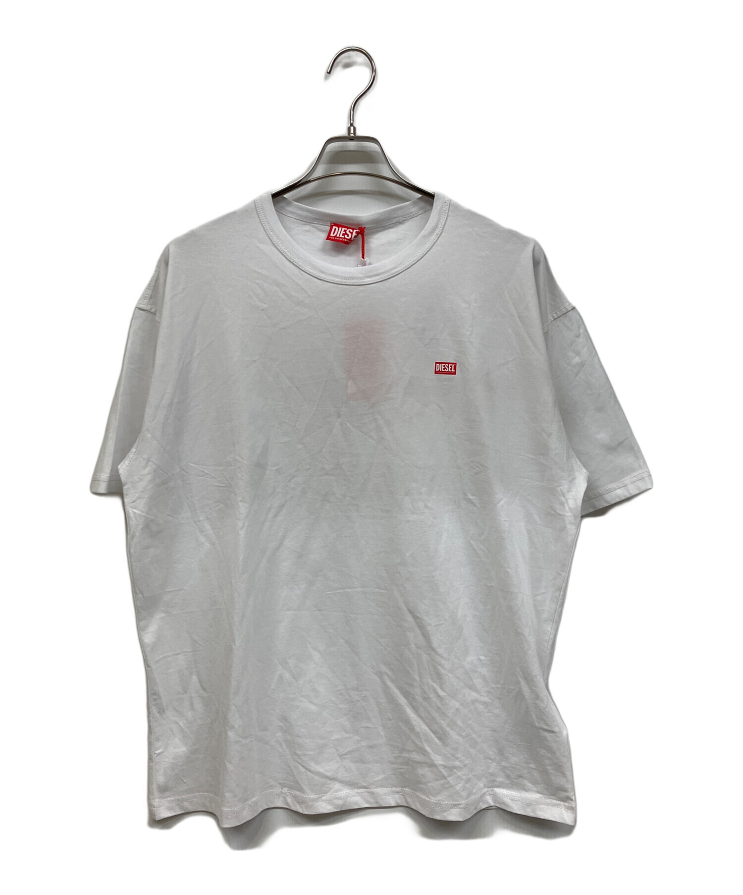 中古・古着通販】DIESEL (ディーゼル) 半袖Tシャツ ホワイト サイズ:L 