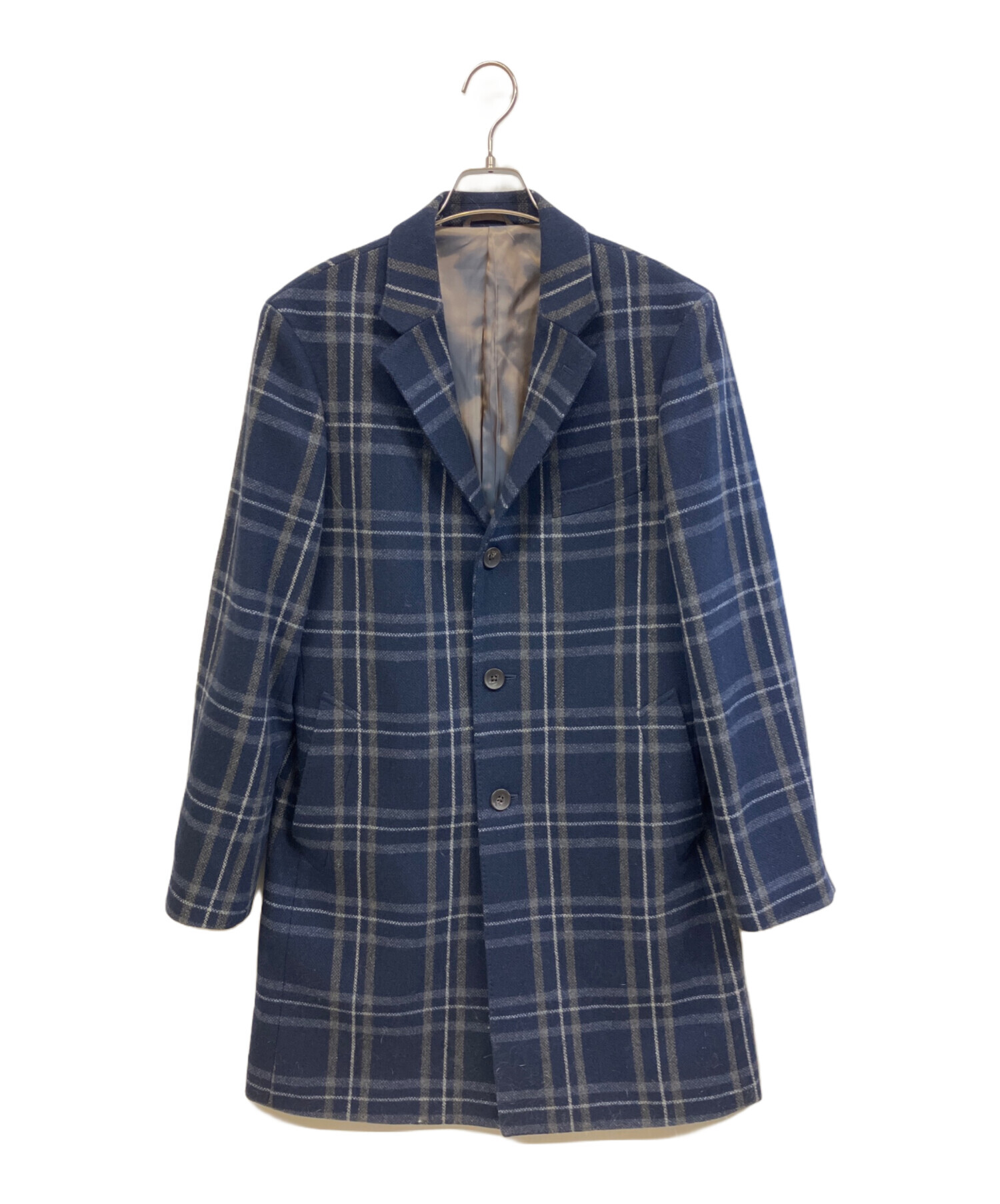 中古・古着通販】COMME CA MEN (コムサ・メン) ツィードチェックコート 