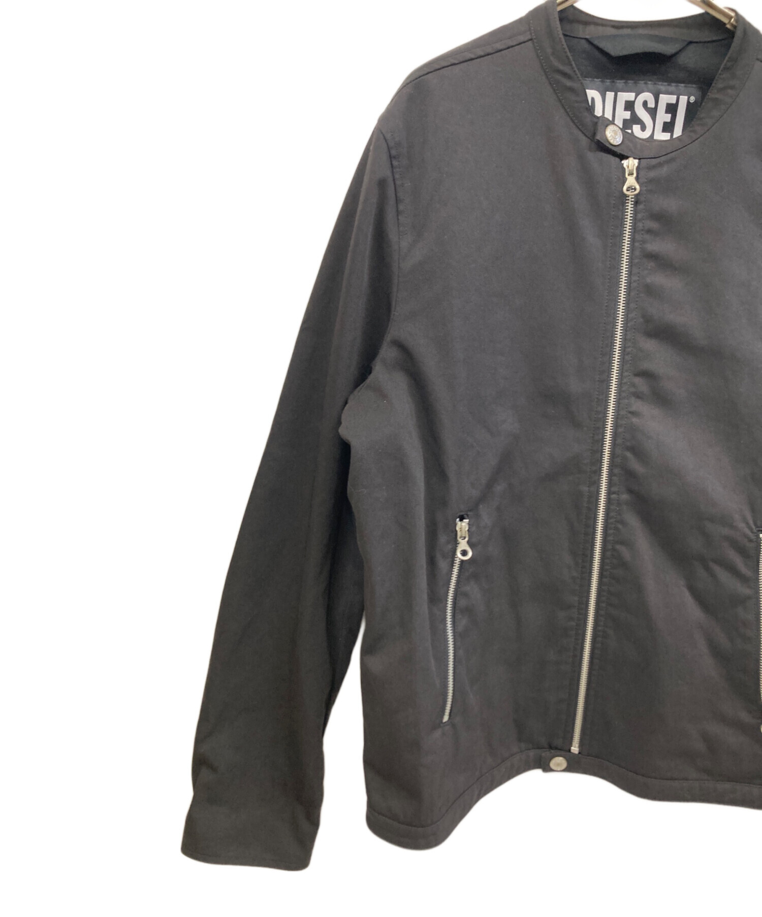 中古・古着通販】DIESEL (ディーゼル) ナイロンジャケット ブラック